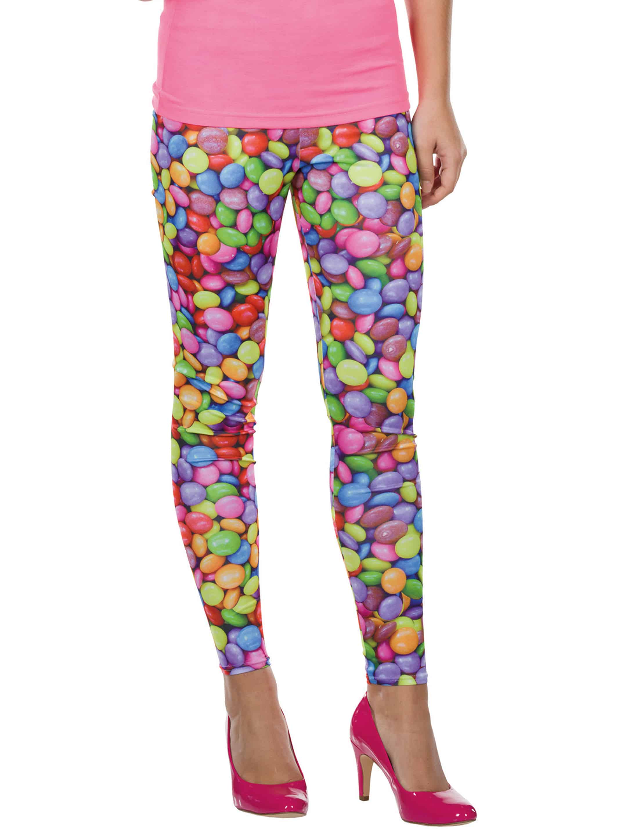 Leggings Candy Schokolinsen bunt 36