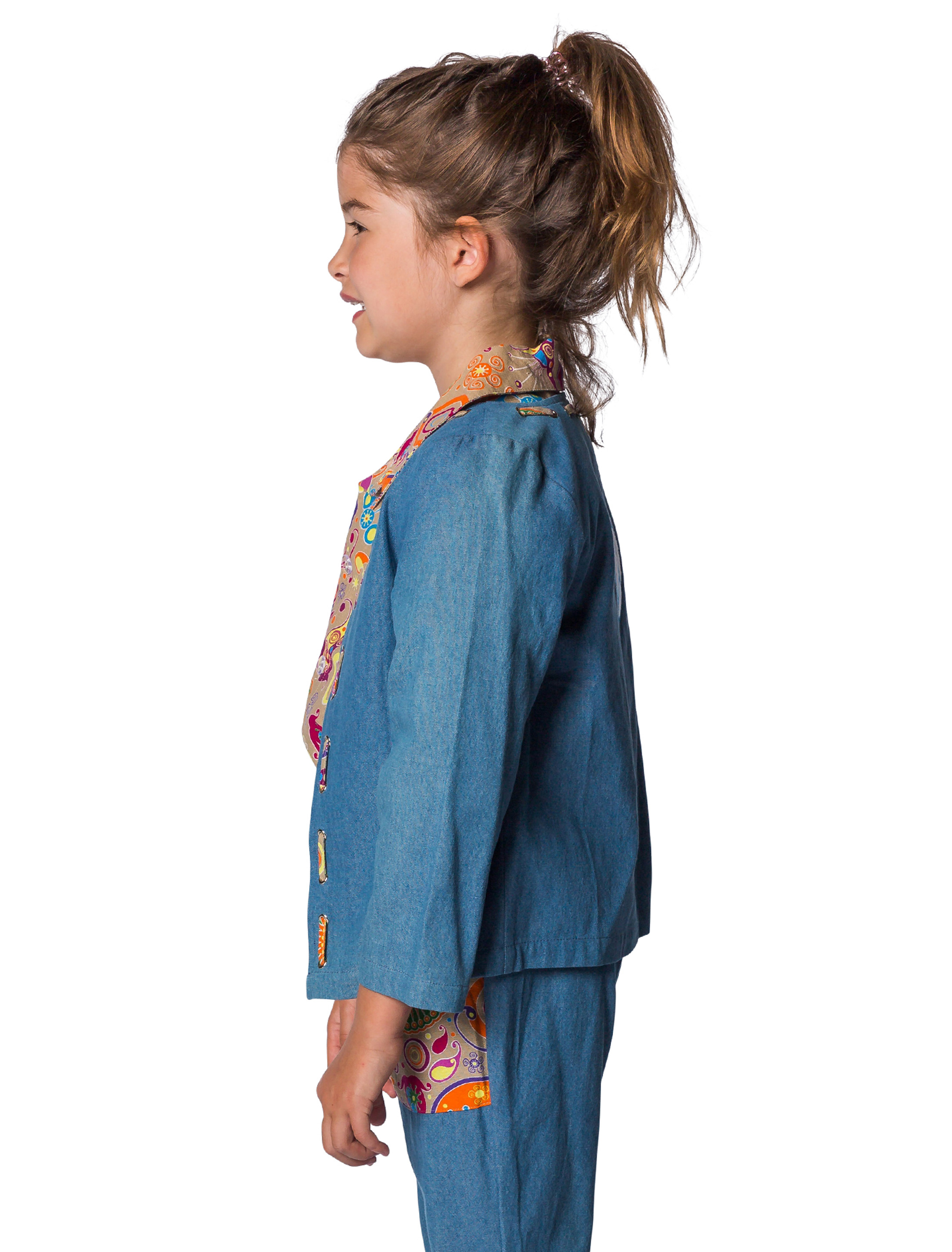 Jacke Peace Kinder blau 128