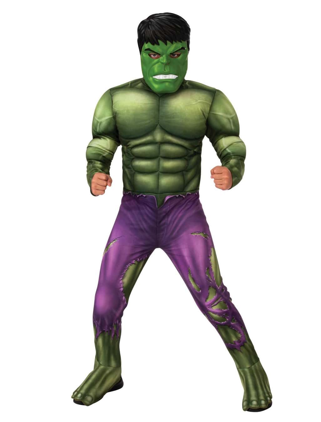 Jumpsuit Hulk 2tlg. Kinder grün 5-7 Jahre