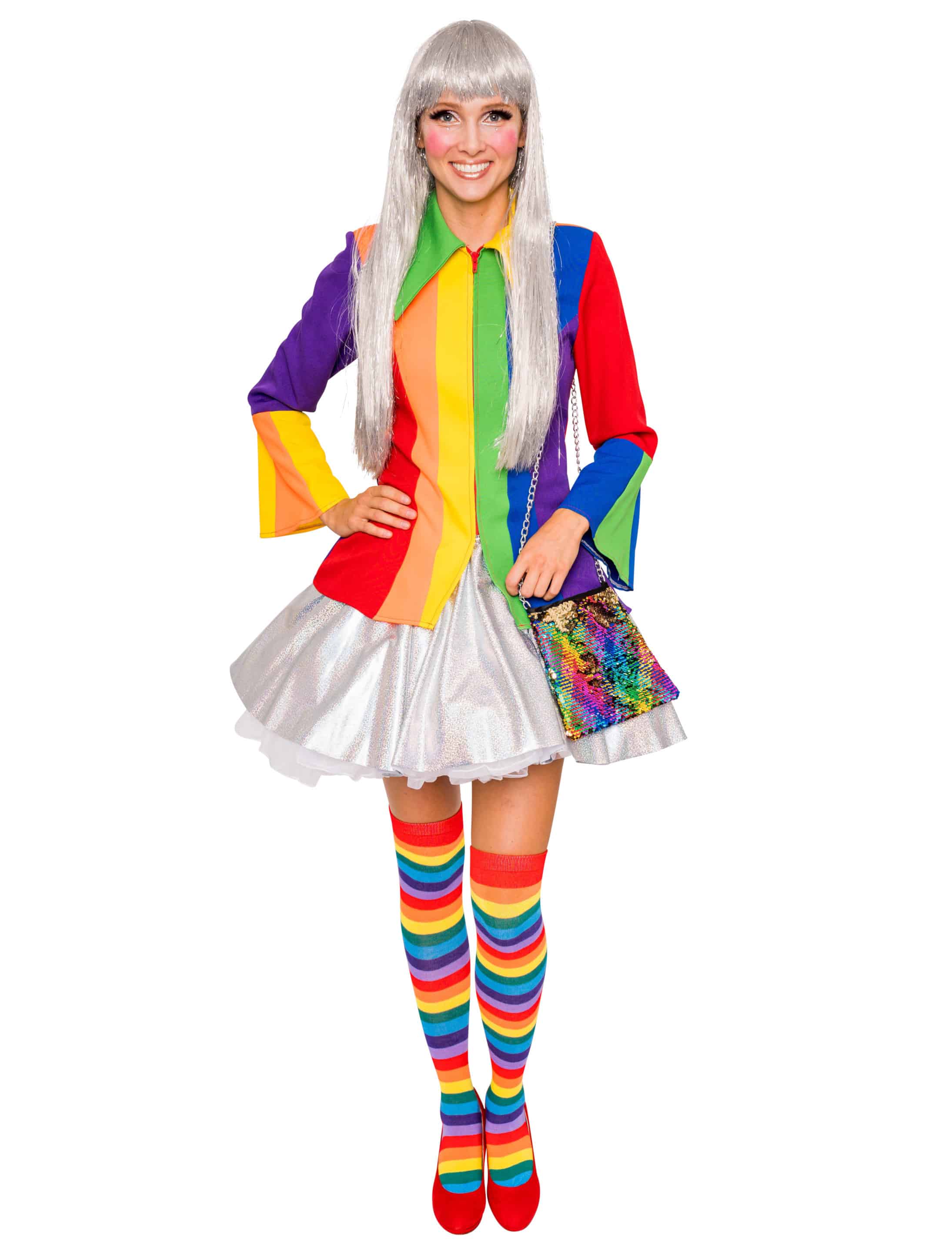 Jacke Rainbow Damen rainbow S