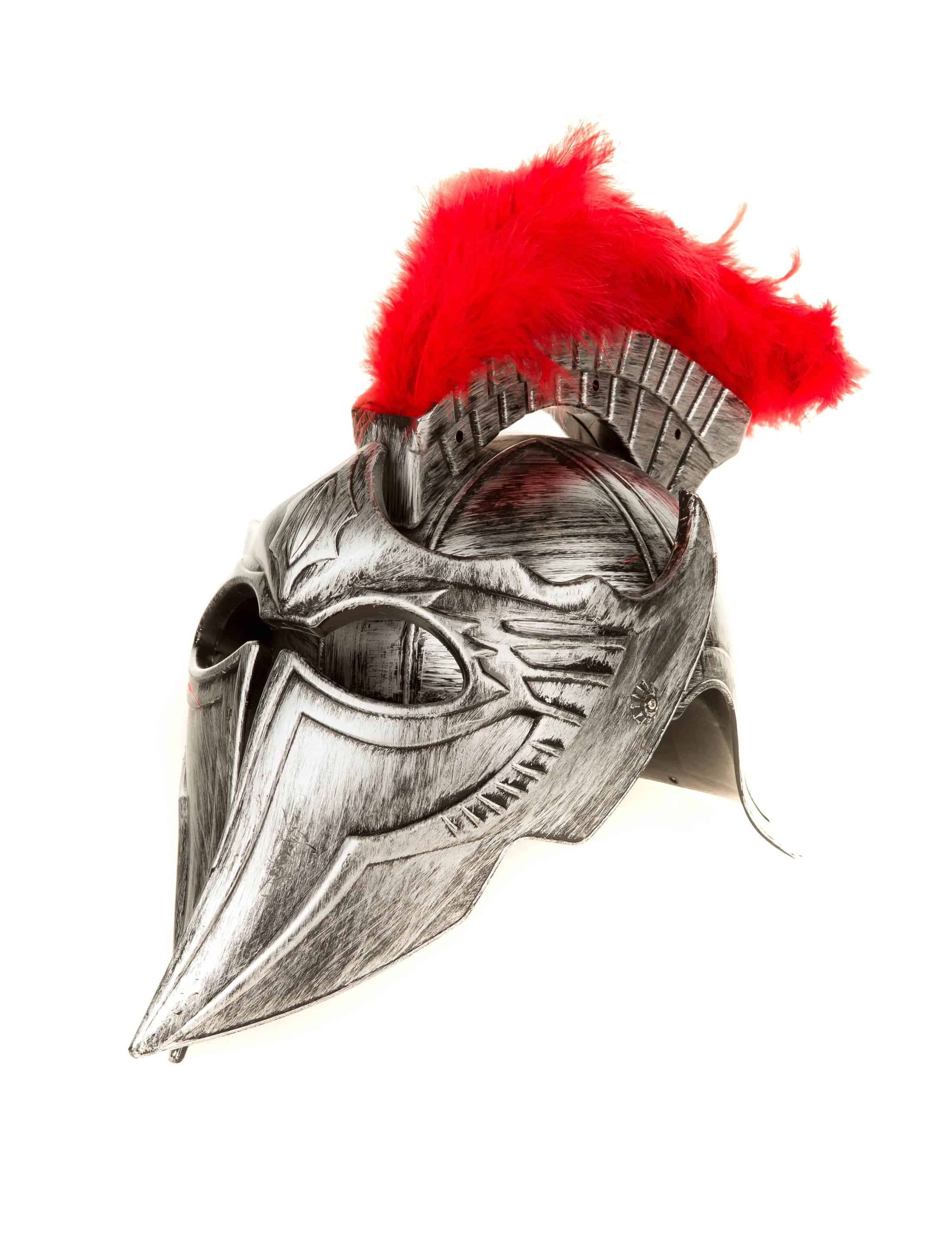 Helm Ritter mit Visier silber