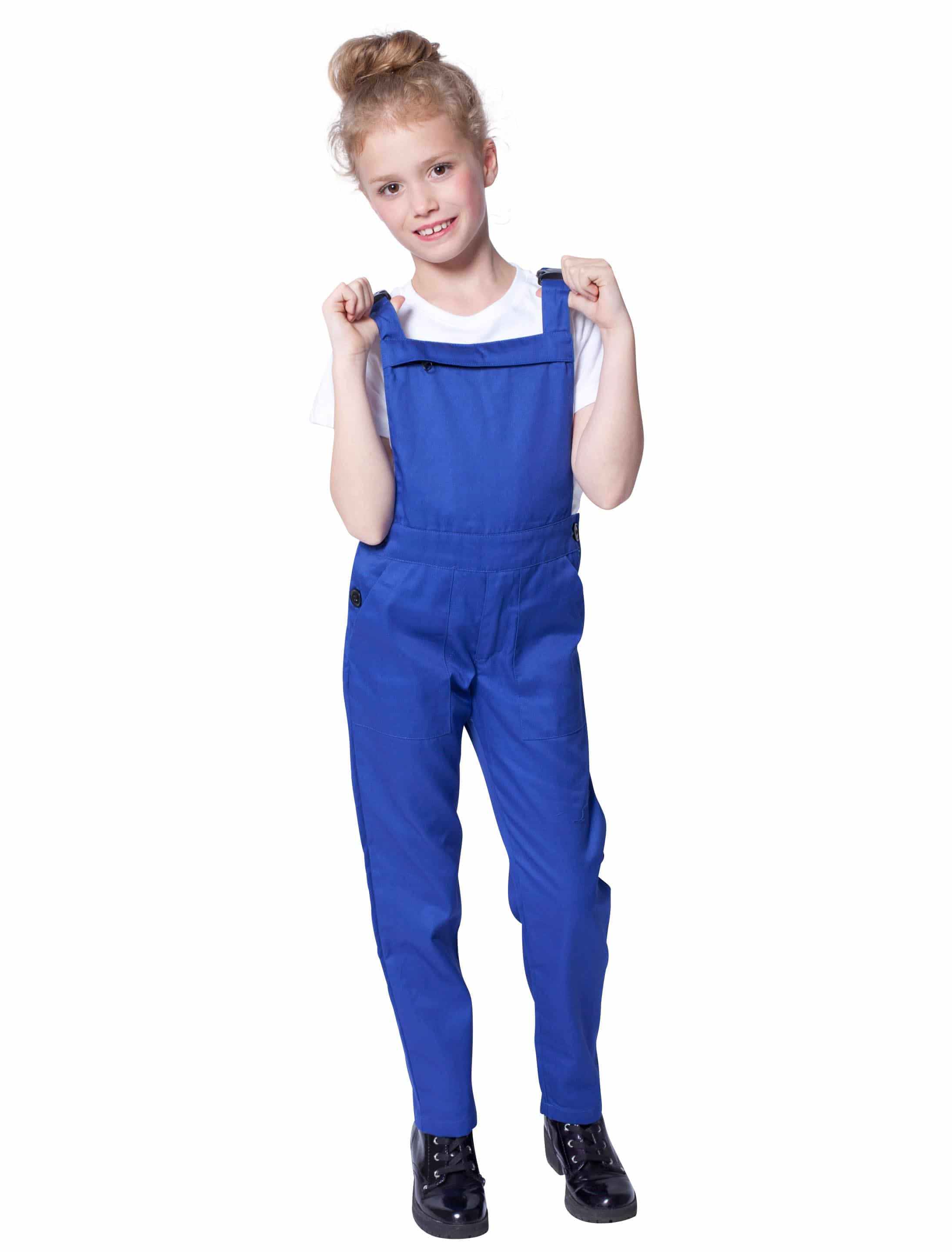 Latzhose Kinder blau 140