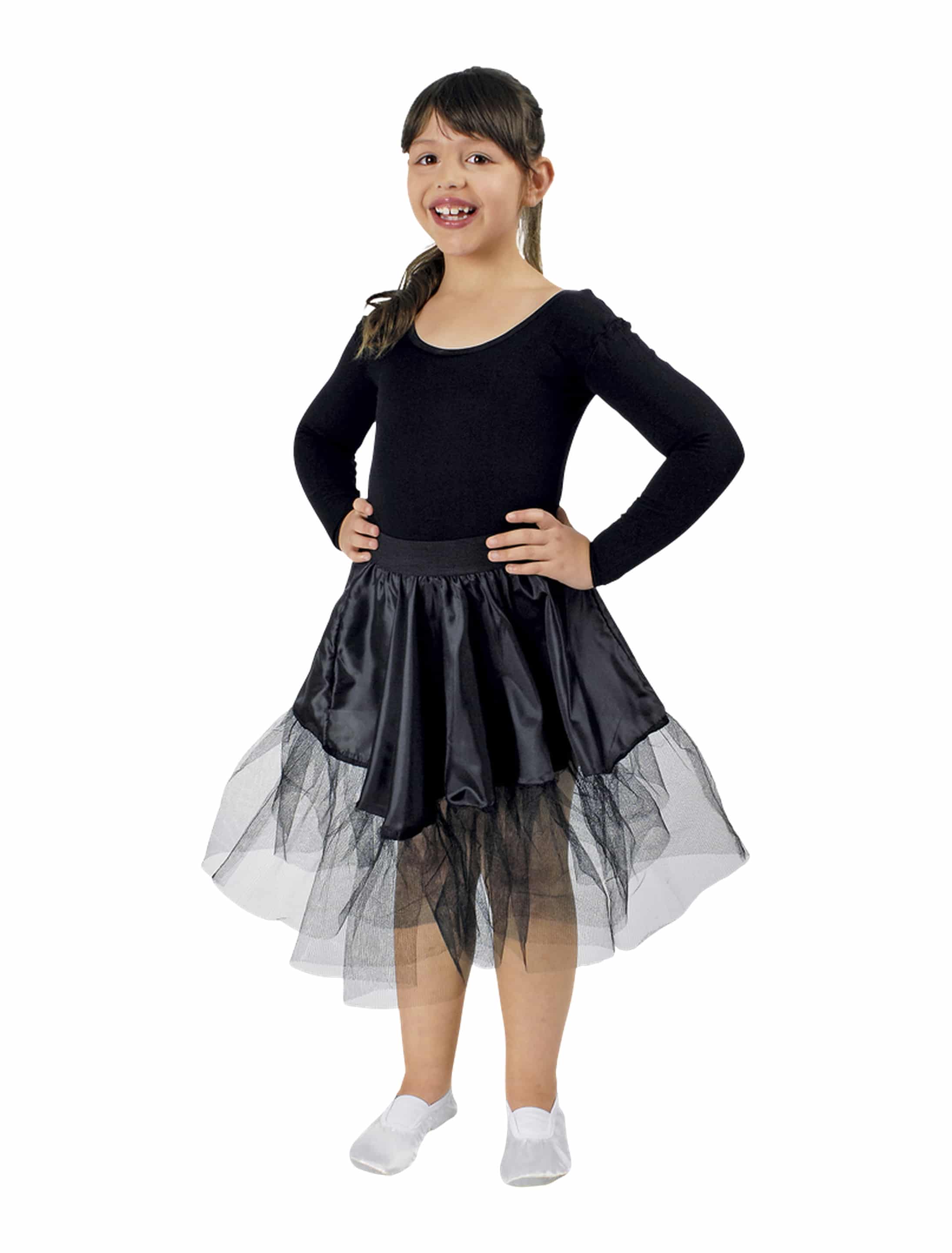 Petticoat Rock 'n' Roll Kinder schwarz one size