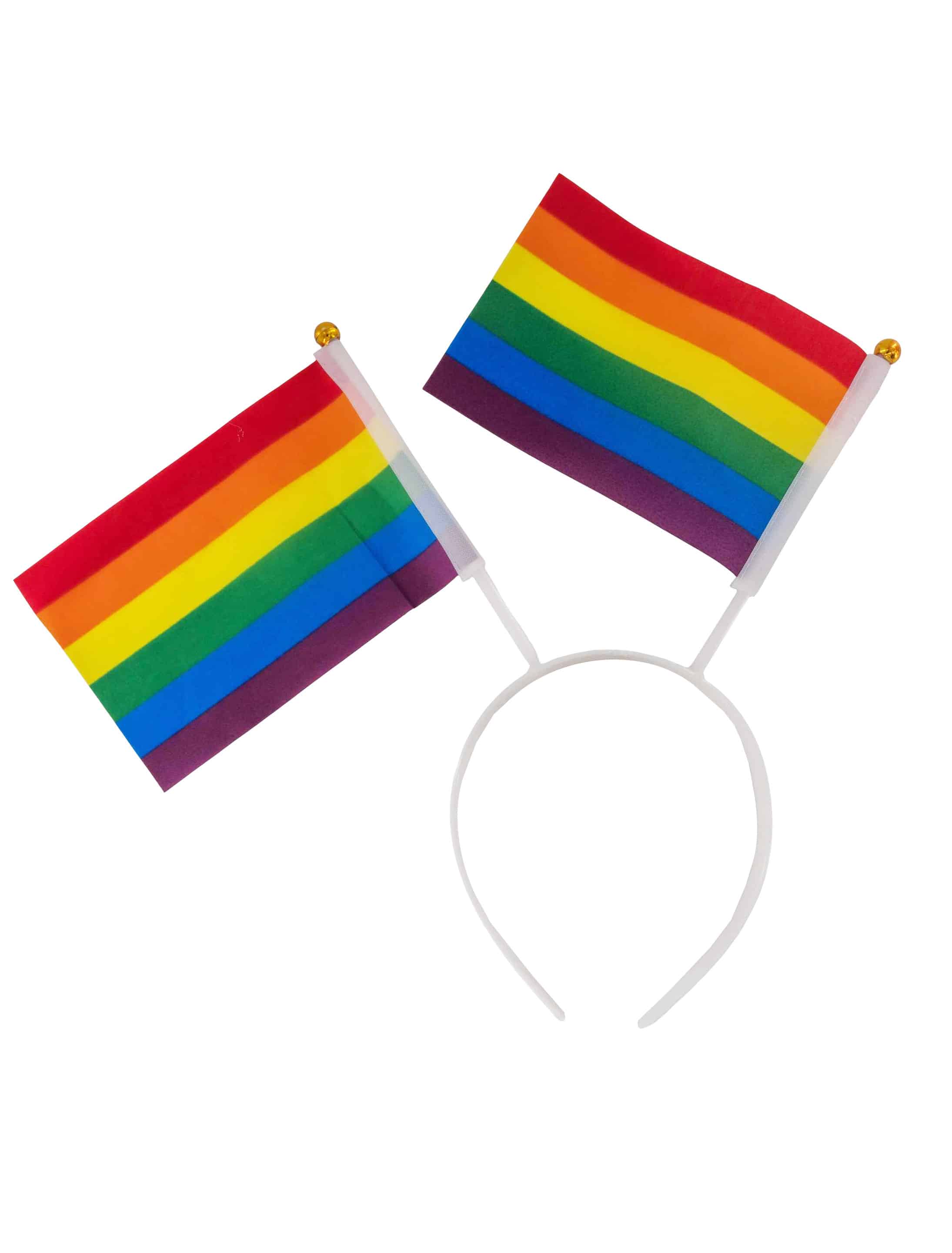 Haarreif mit Flaggen rainbow Haarreif mit Flaggen rainbow