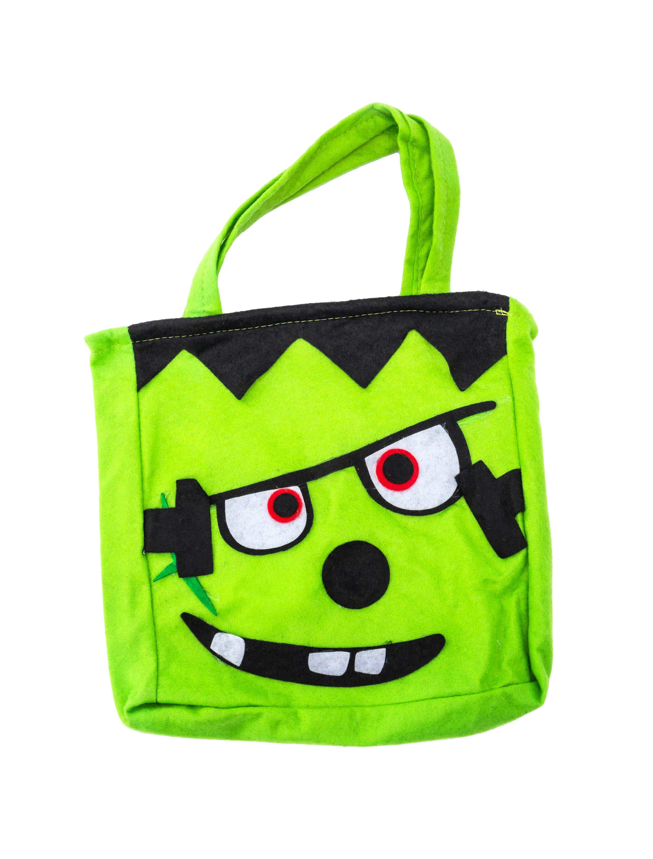 Tasche Monster neongrün