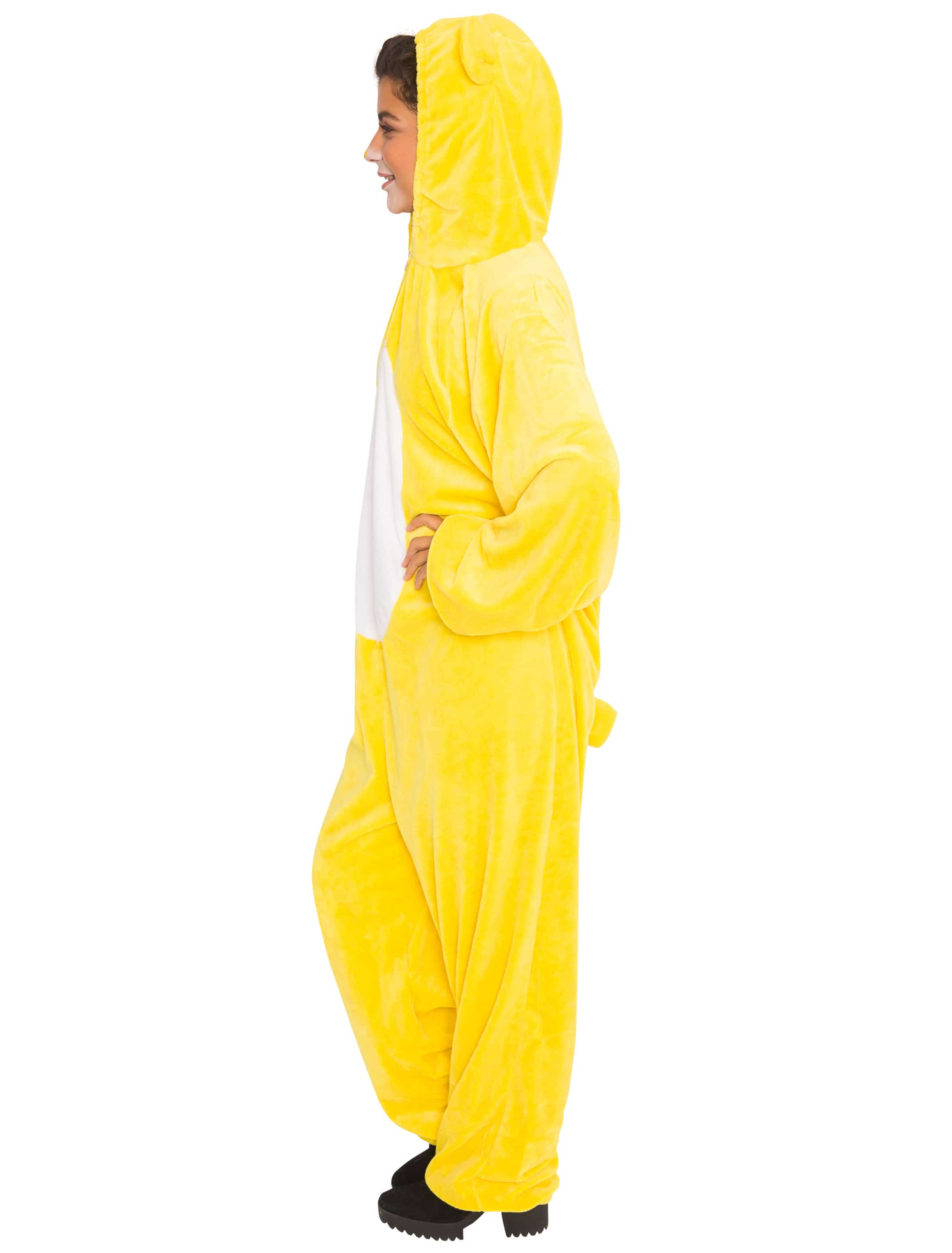 Overall Plüsch Bärchen Damen gelb 34-36