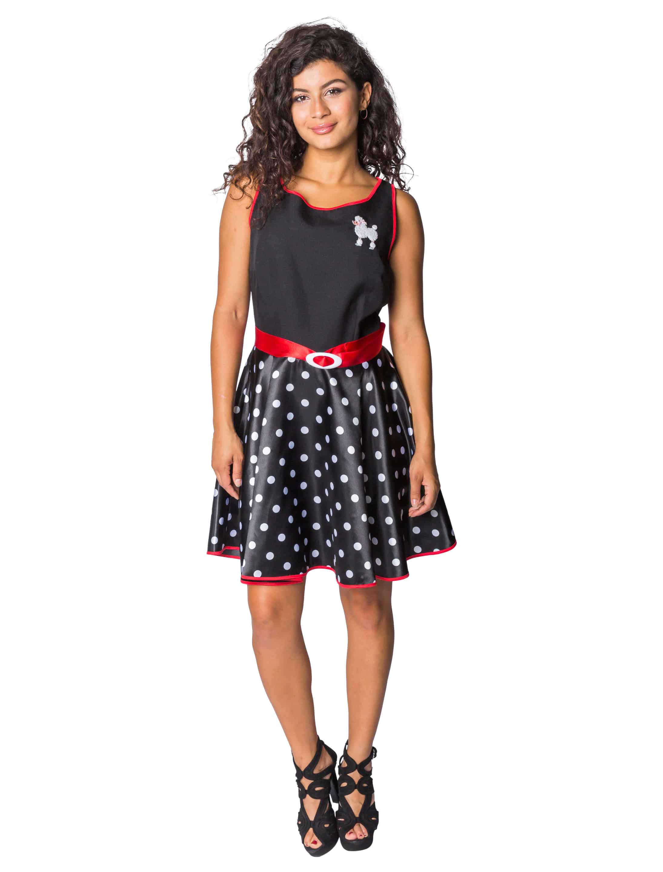 Kleid Rock 'n' Roll kurz schwarz XS