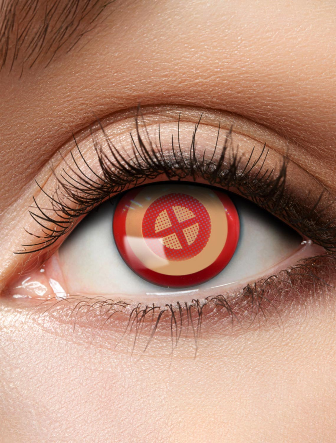 Kontaktlinsen Red Target