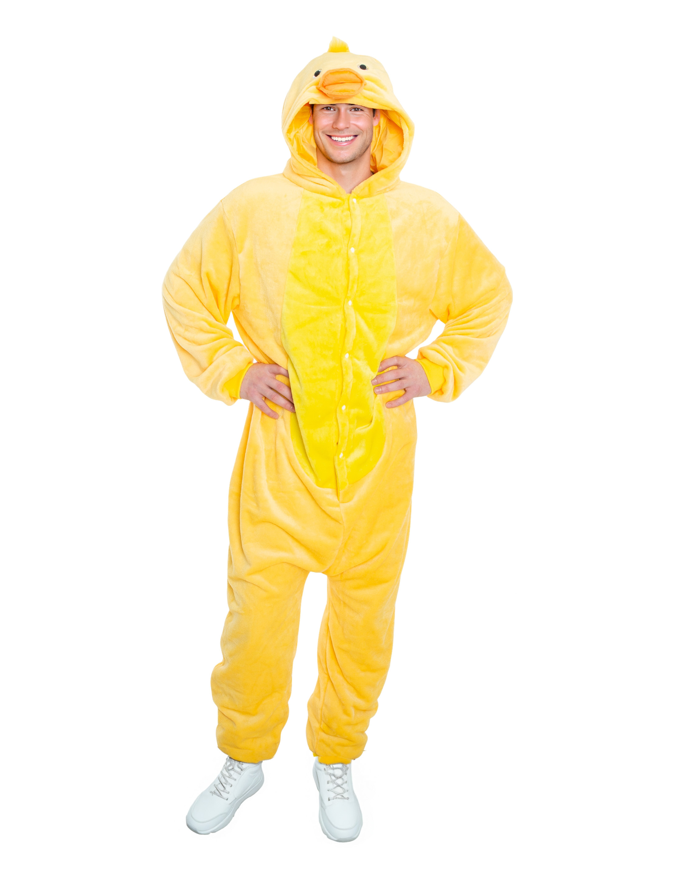 Overall Plüsch Küken Herren gelb 50/52