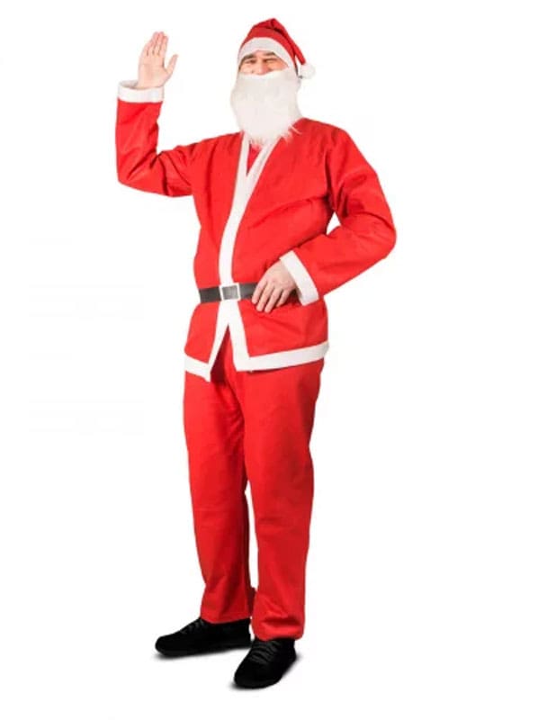 Set Santa Claus 5 tlg. Herren rot one size