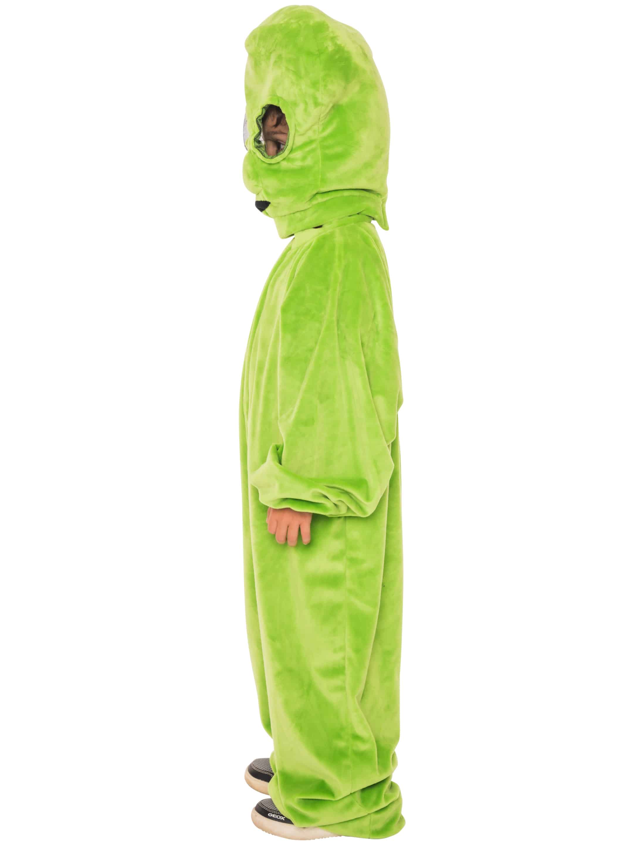 Overall Plüsch Alien Kinder grün 98-104 Overall Plüsch Alien Kinder grün 98-104