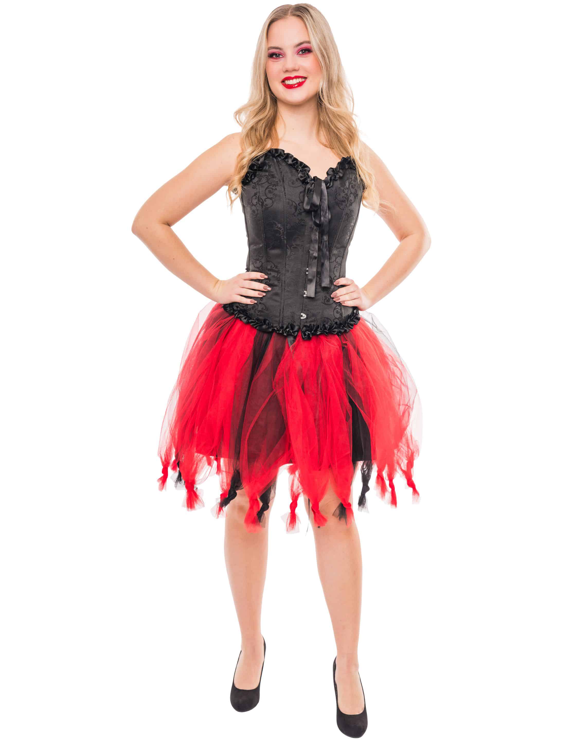 Petticoat de luxe rot/schwarz one size Petticoat de luxe rot/schwarz one size