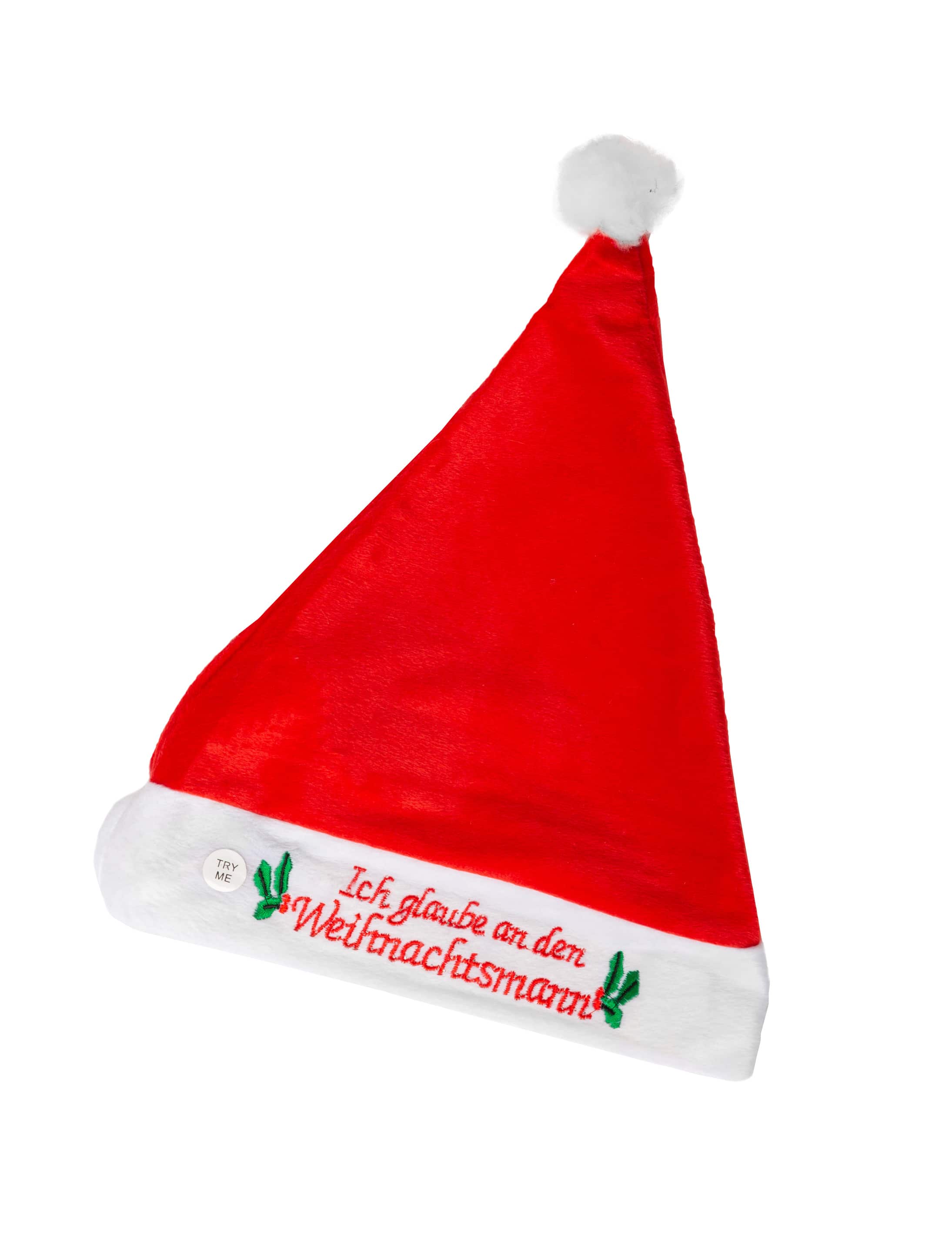 Weihnachtsmütze Ich glaube an den... blinkend Weihnachtsmütze Ich glaube an den... blinkend