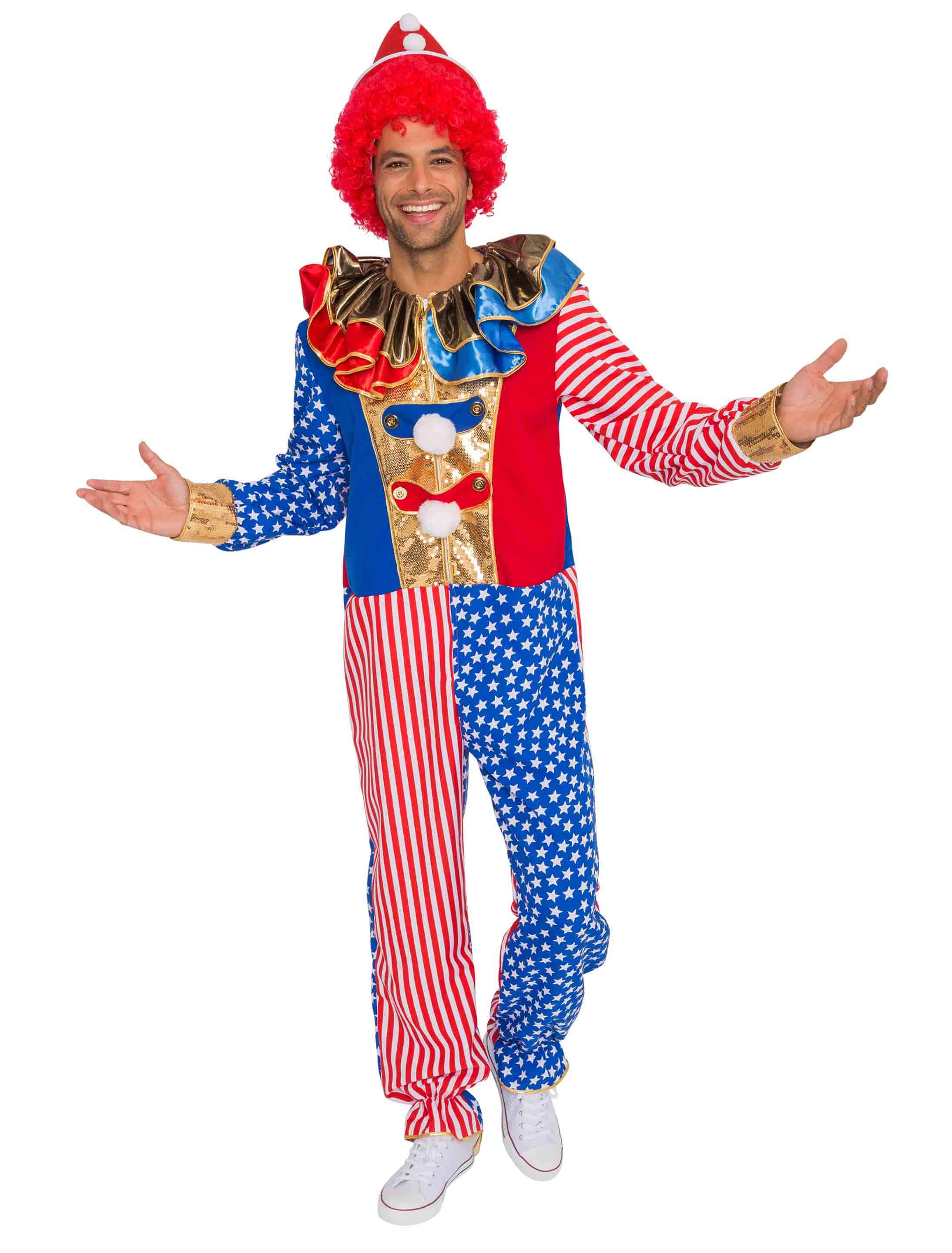 Overall Clown USA bunt L/XL Overall Clown USA bunt L/XL