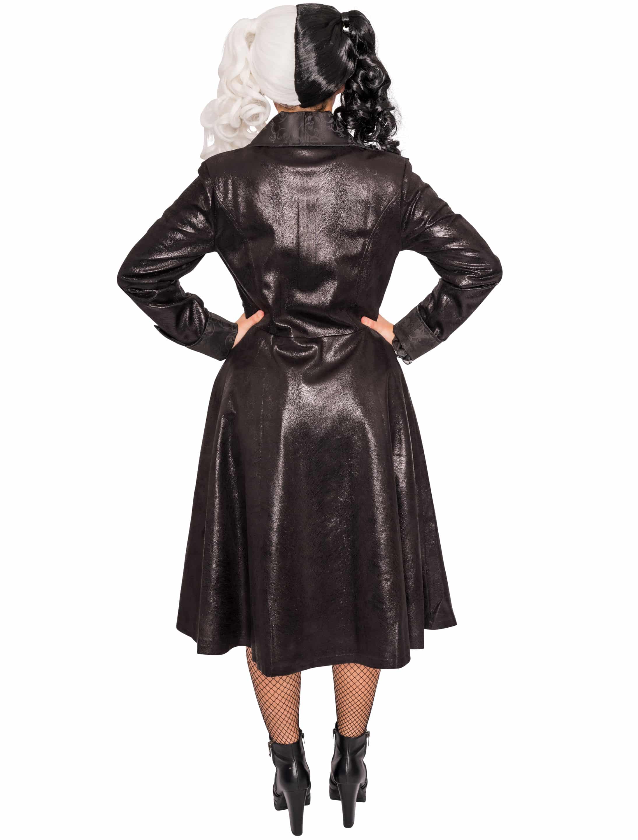 Mantel Steampunk Damen schwarz 4XL