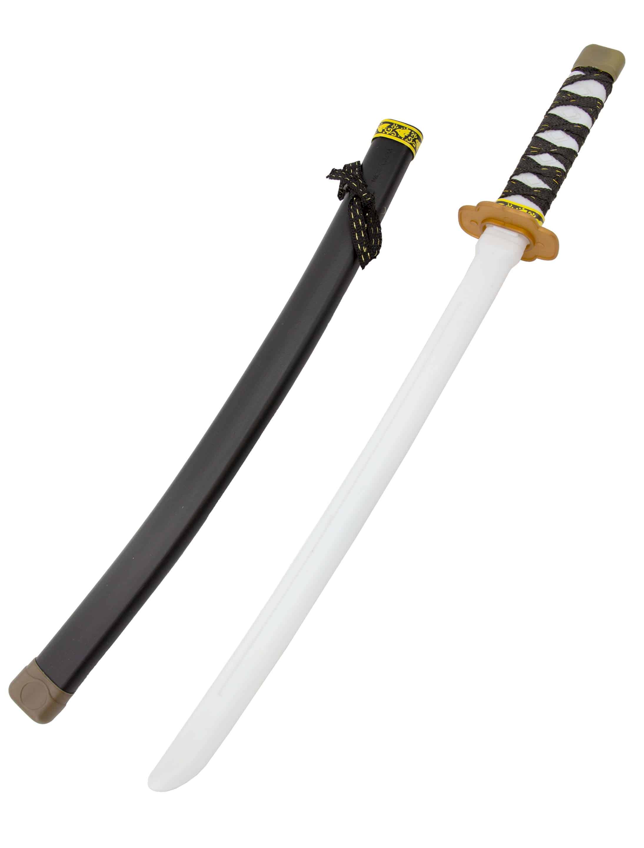 Ninjaschwert schwarz/weiß 60cm