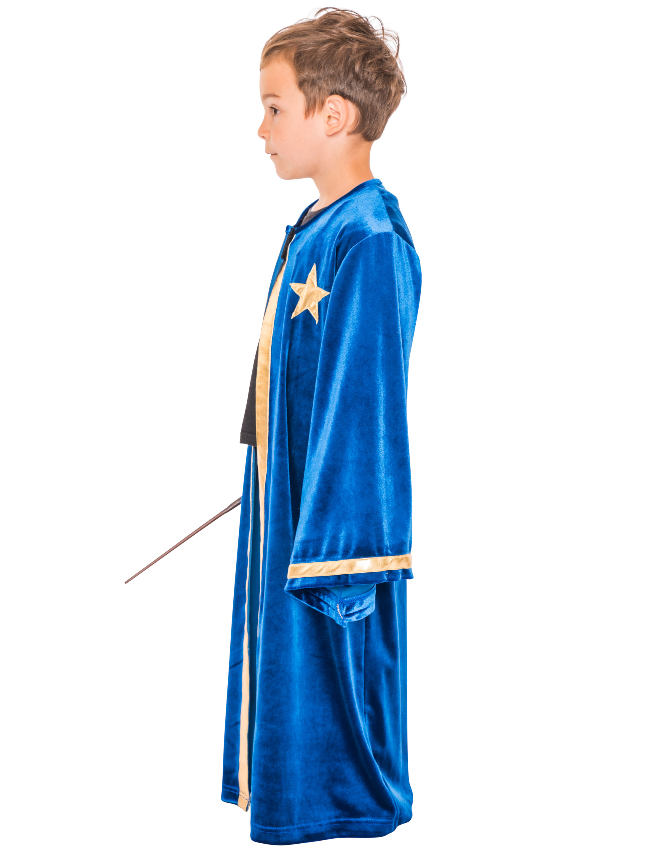 Mantel Zauberer Kinder blau 116