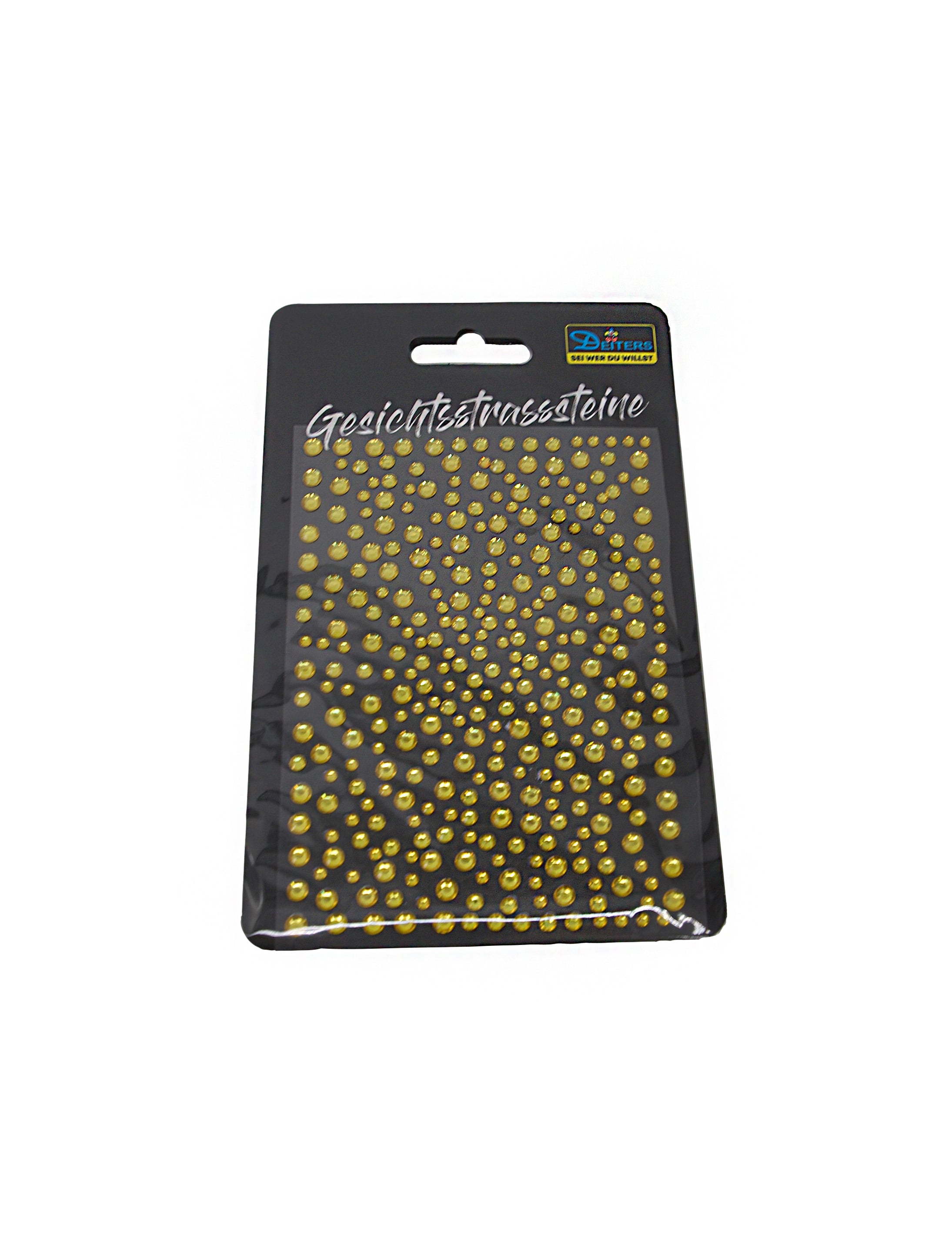 Gesichtsstrasssteine gold