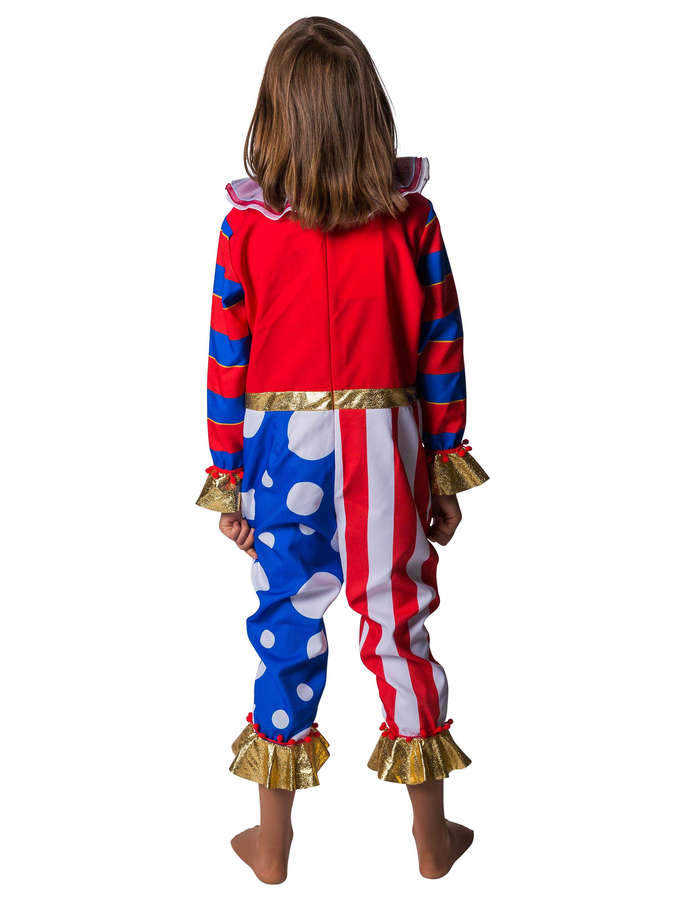 Jumpsuit Clown Kinder mehrfarbig 116-128 Jumpsuit Clown Kinder mehrfarbig 116-128