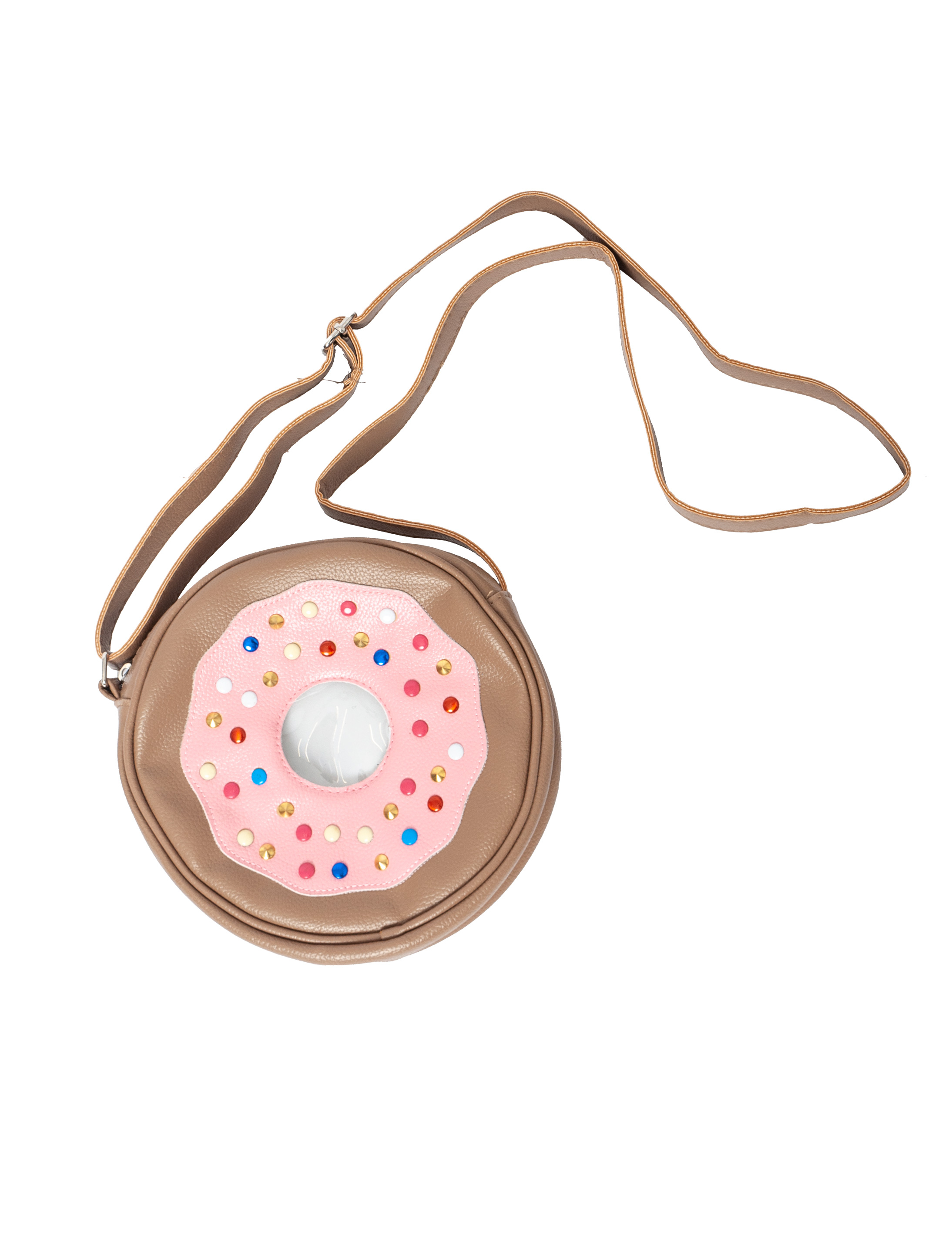 Tasche Candy Donut rosa/braun