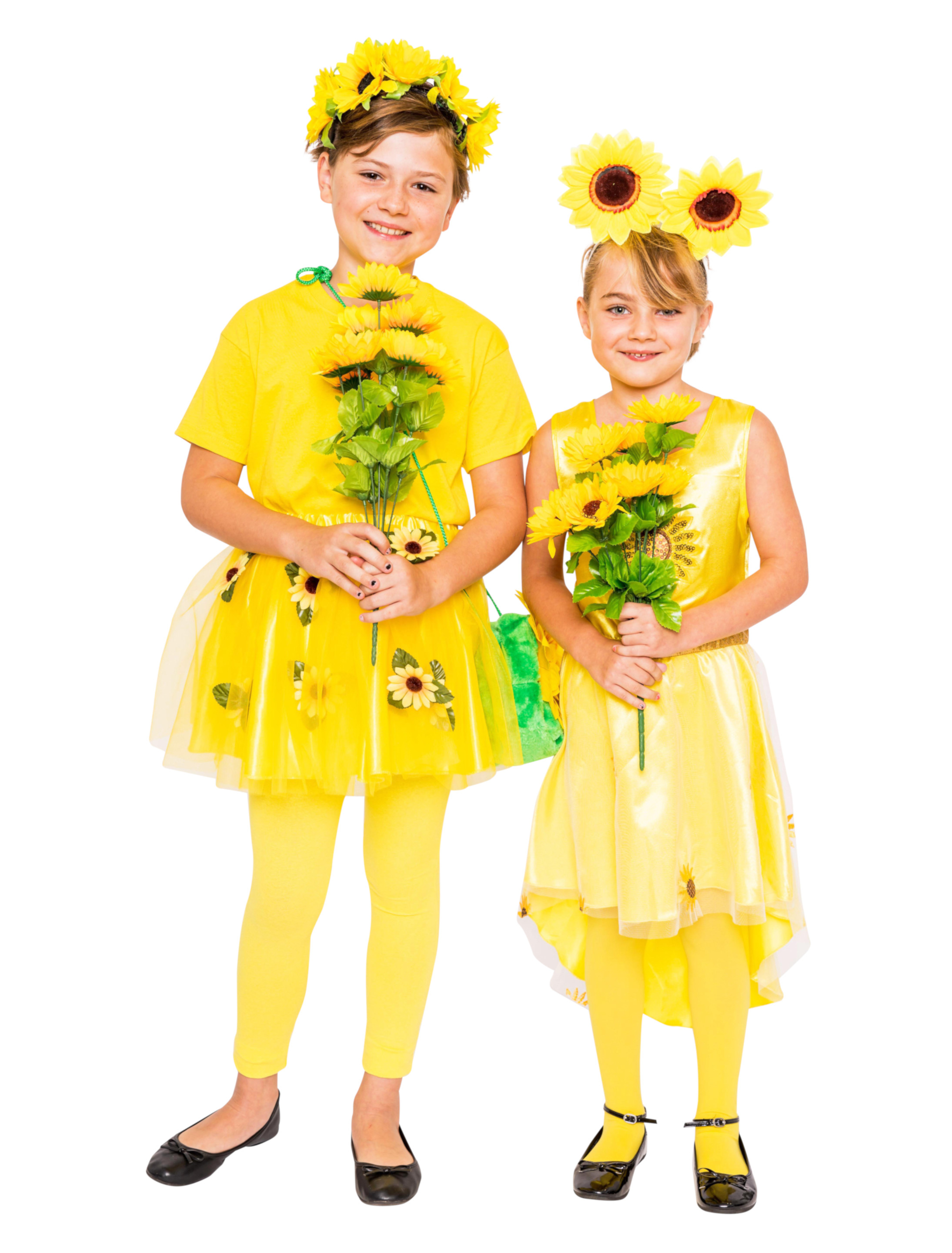 Petticoat Sonnenblume Kinder gelb one size