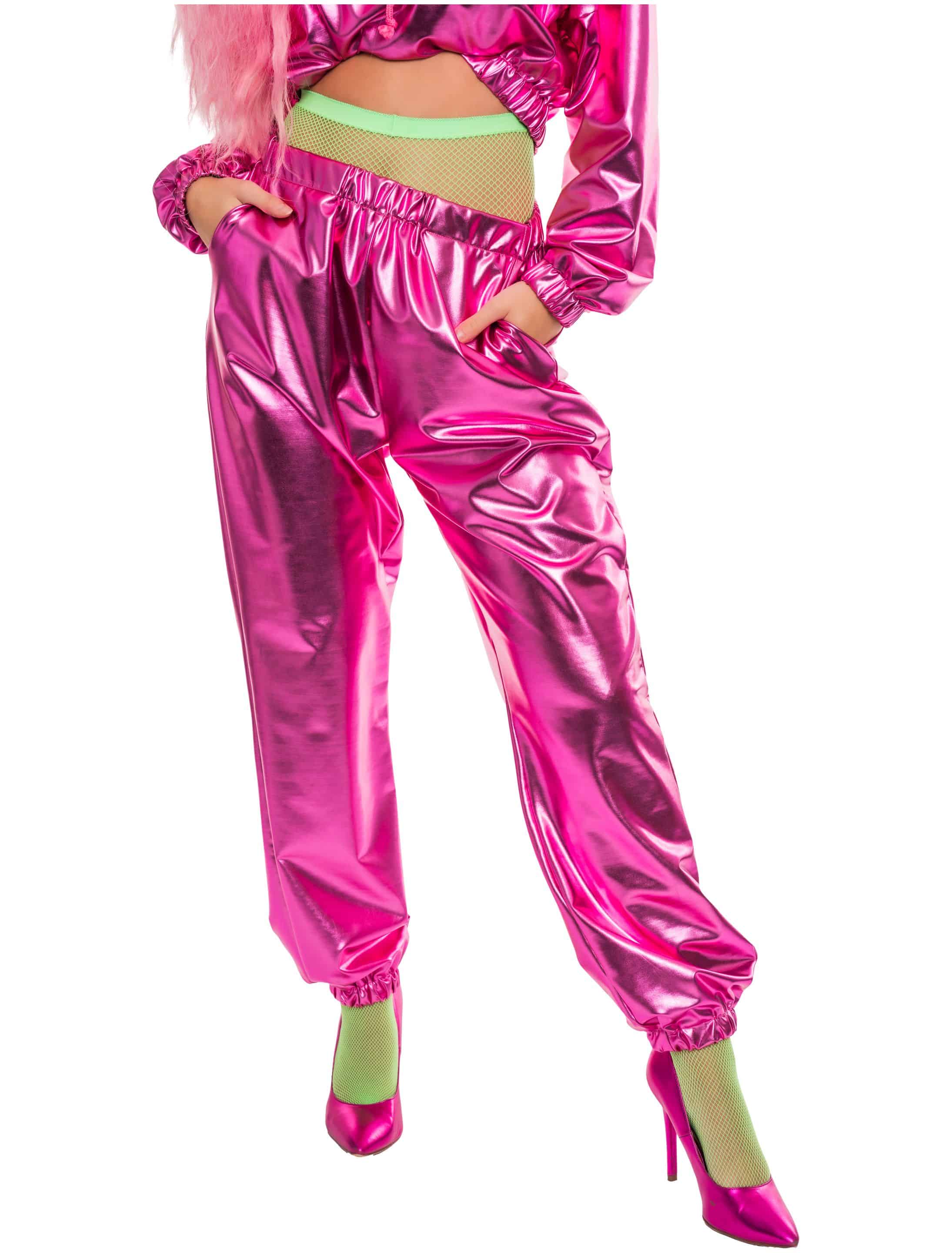 Hose metallic pink S/M