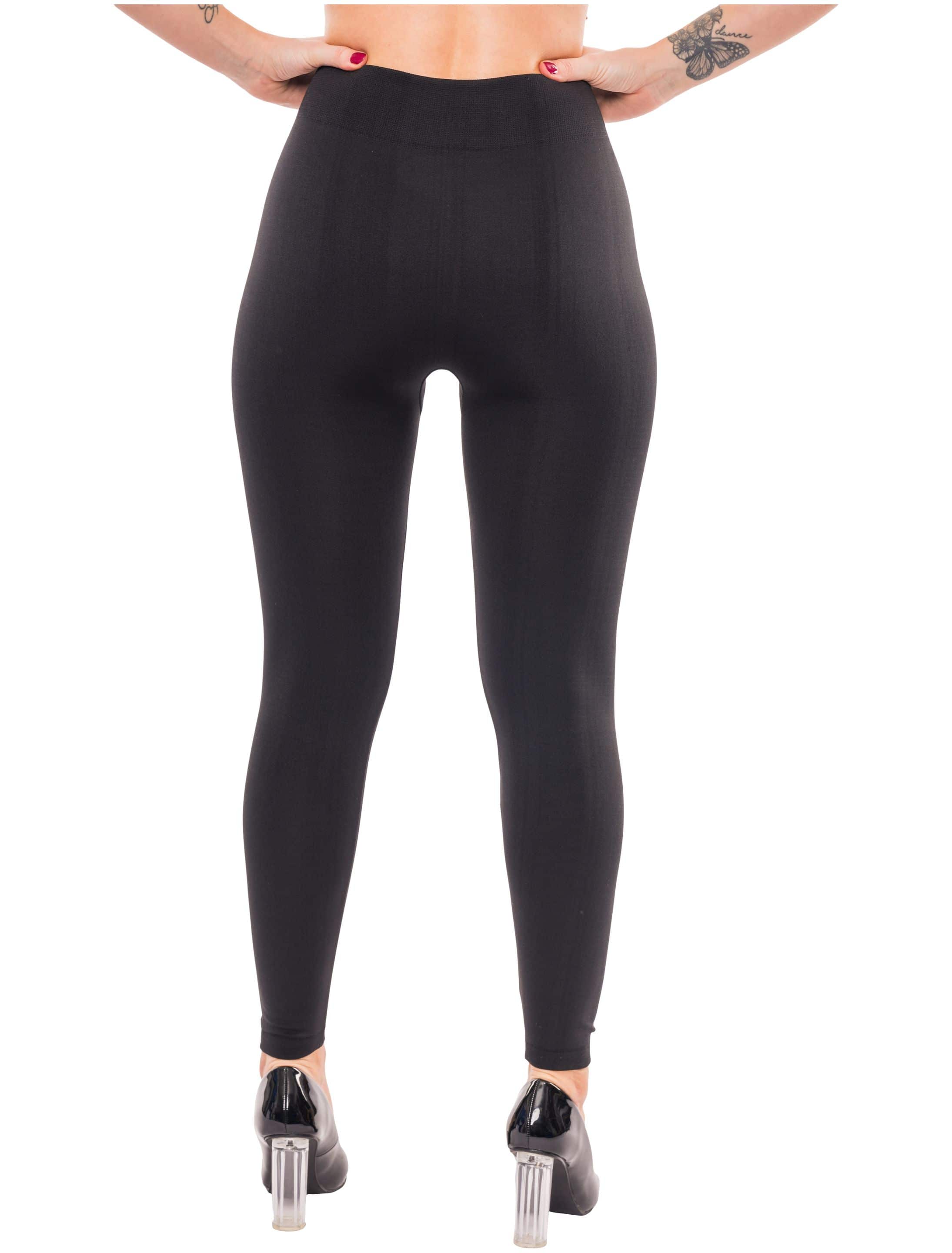 Leggings Thermo Damen schwarz S/M