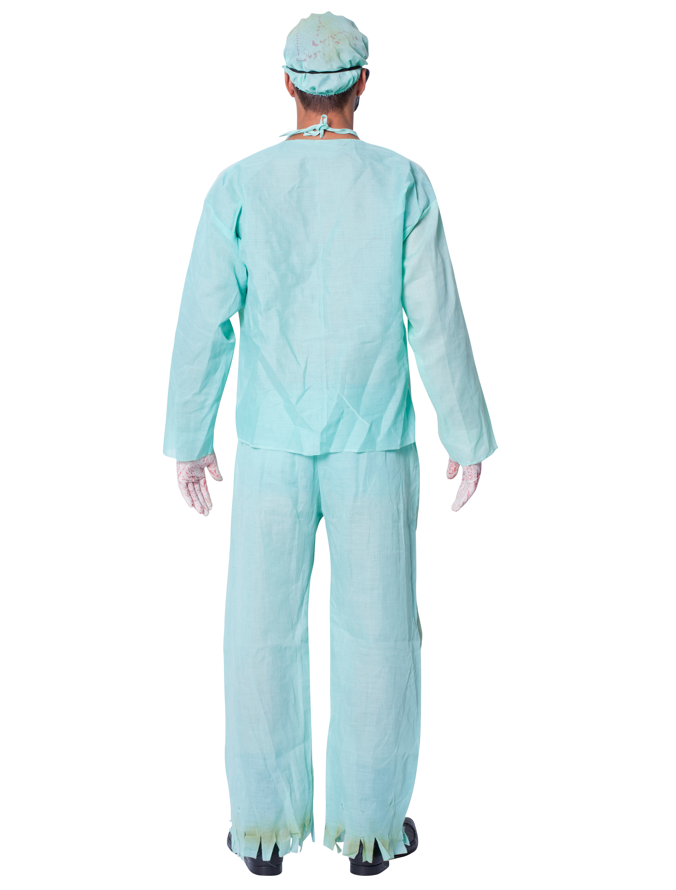 Zombie Doktor 5-tlg. grün M Zombie Doktor 5-tlg. grün M