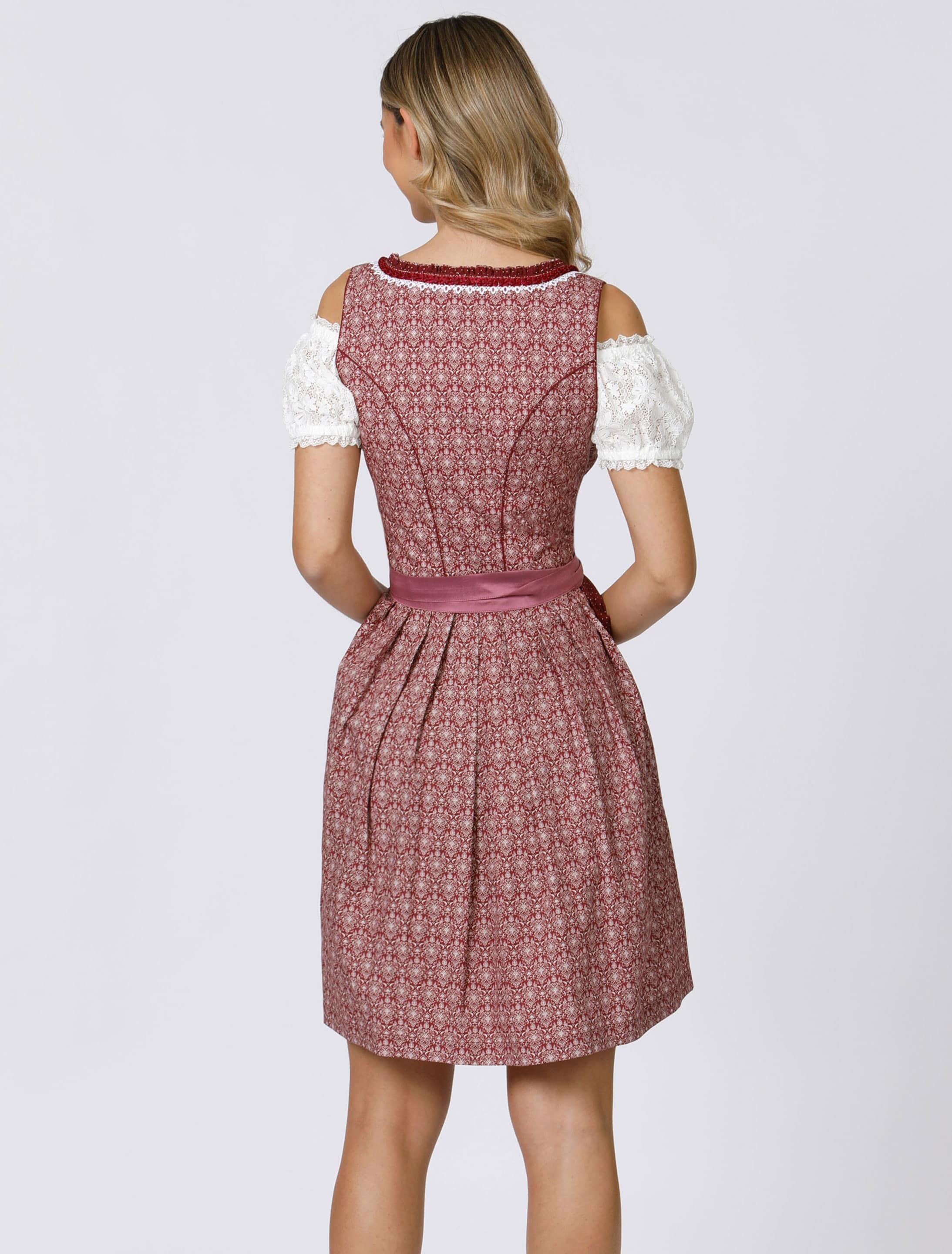 Dirndl Kim Damen bordeaux 40