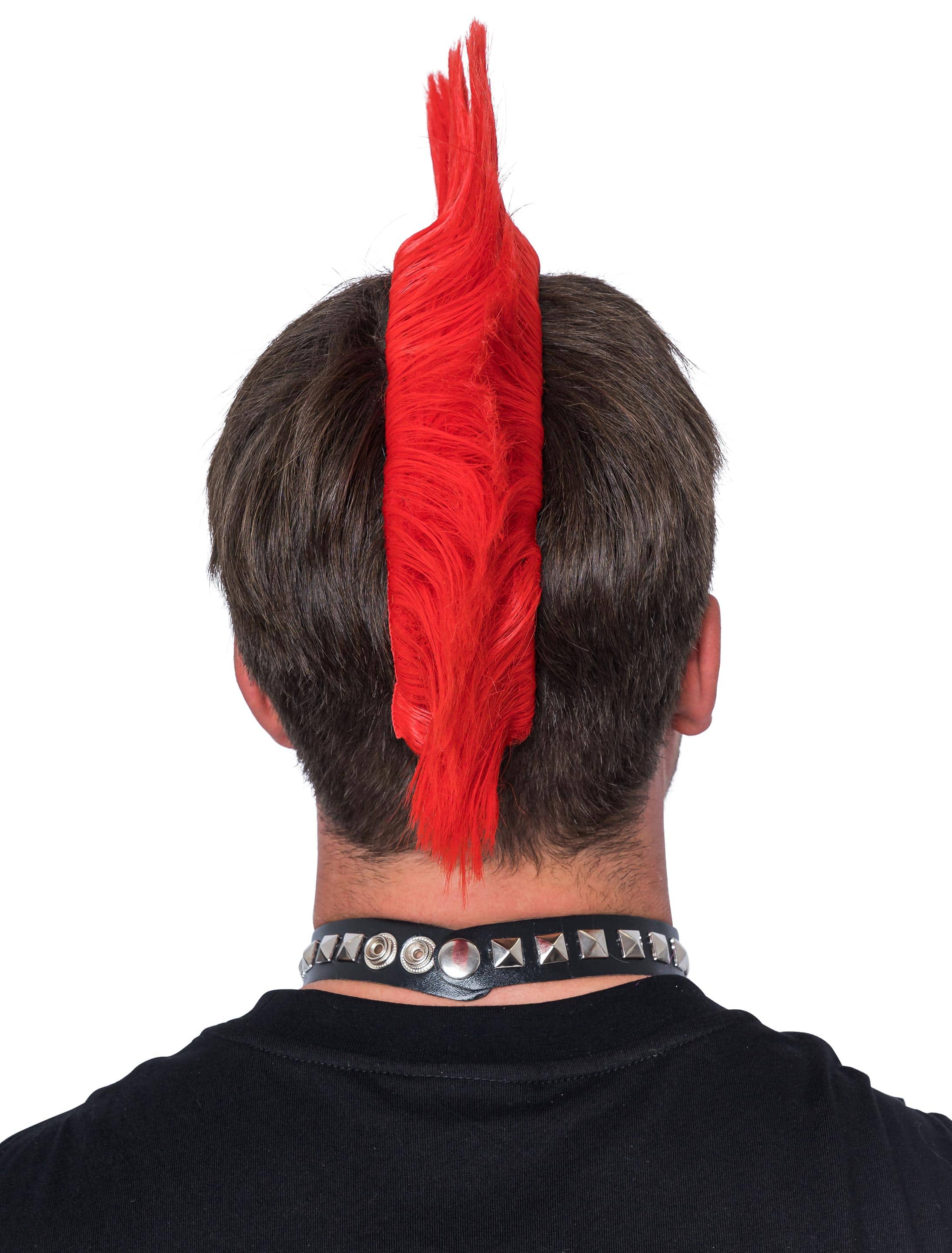 Perücke Punker rot Perücke Punker rot