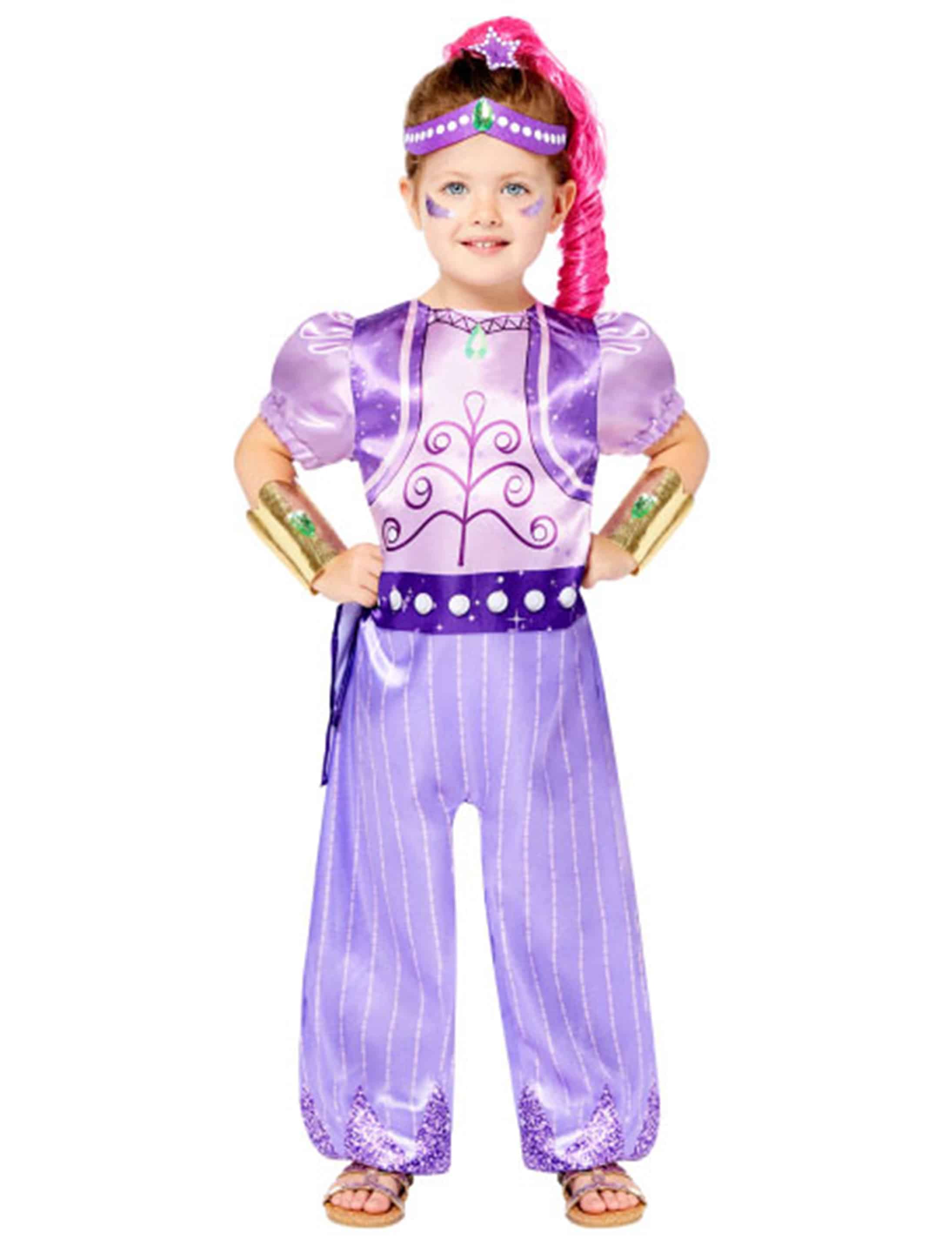 Kostüm Shimmer 4-tlg. Kinder lila 4-6 Jahre