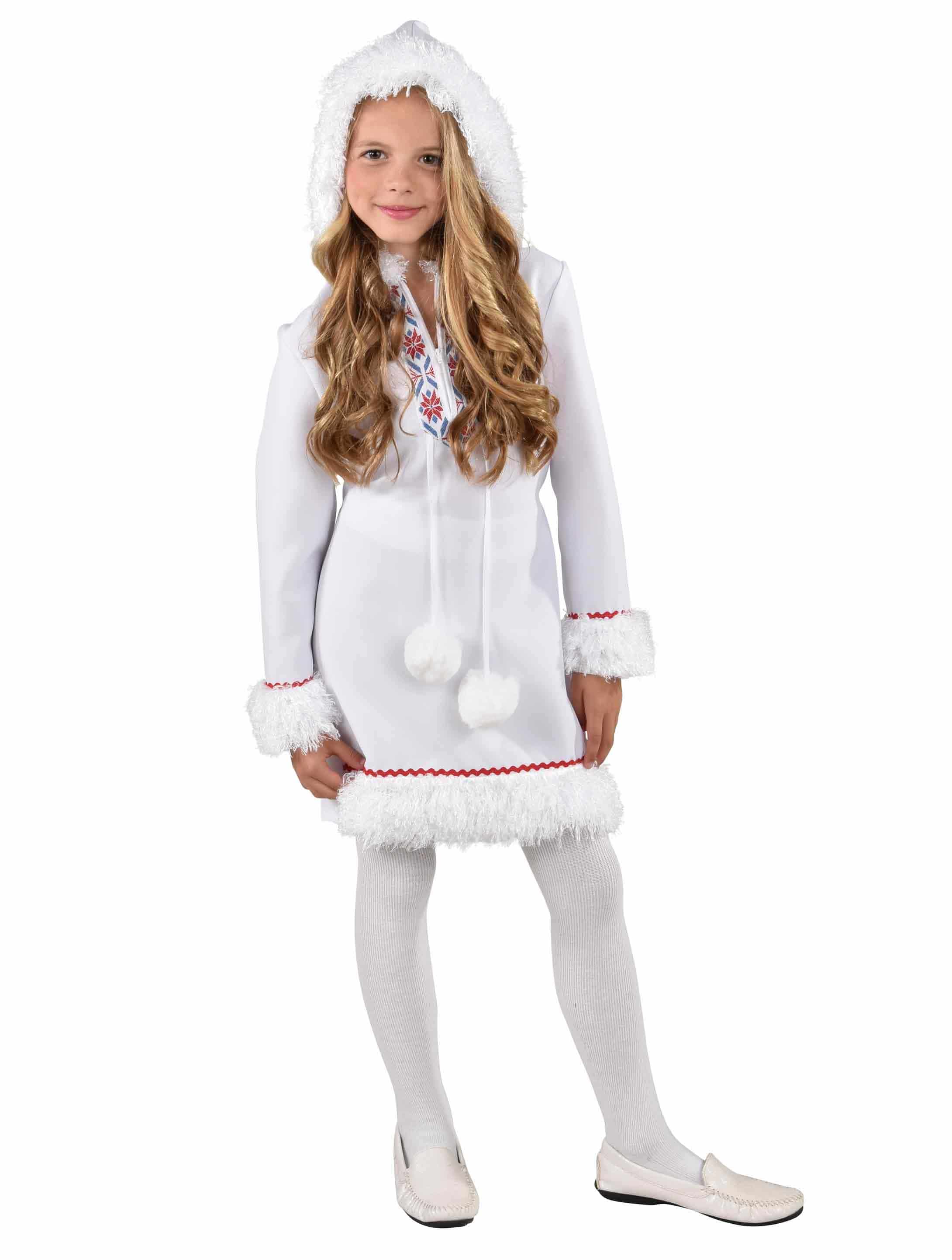 Kleid Polar Kinder weiß 140