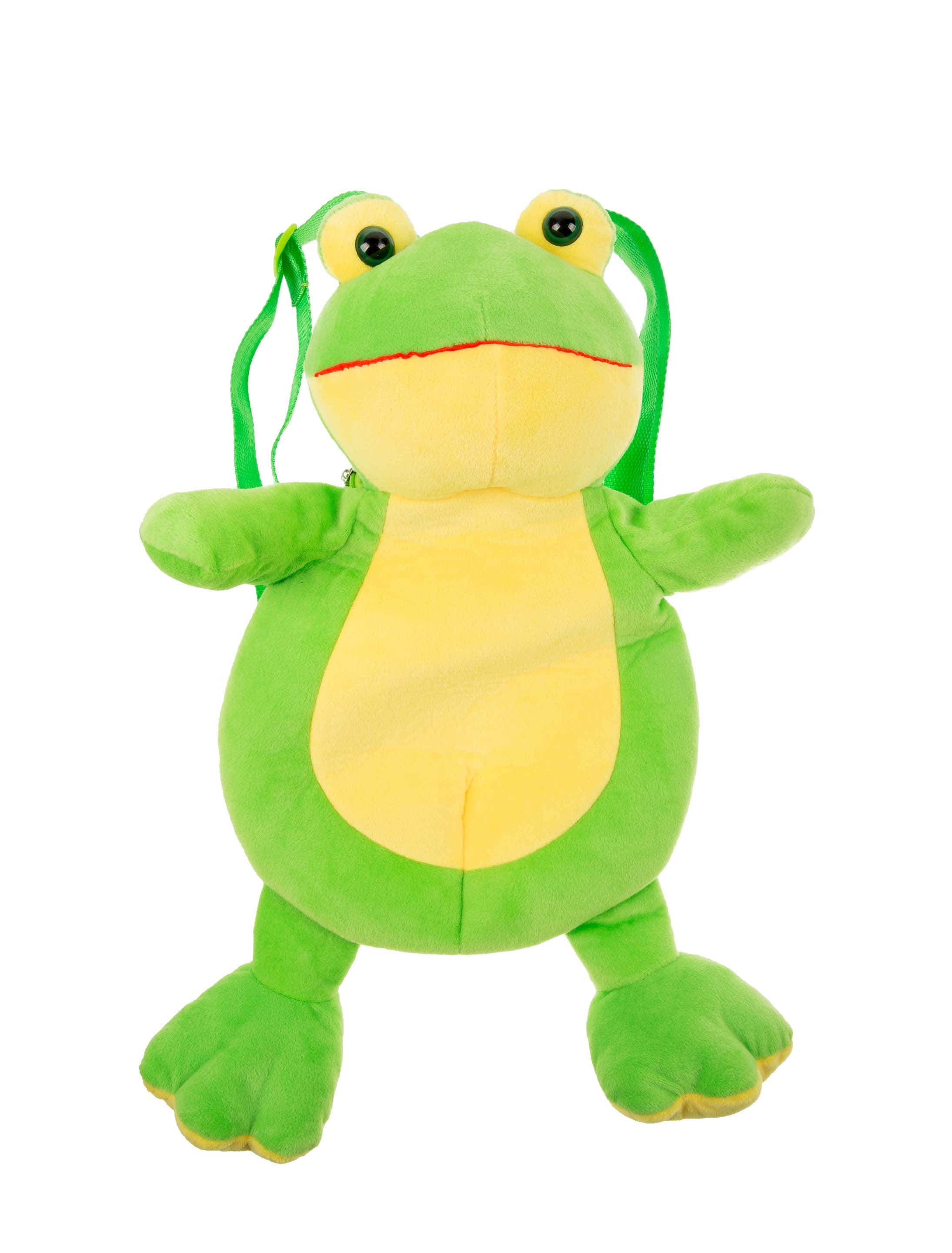 Rucksack Plüsch Frosch