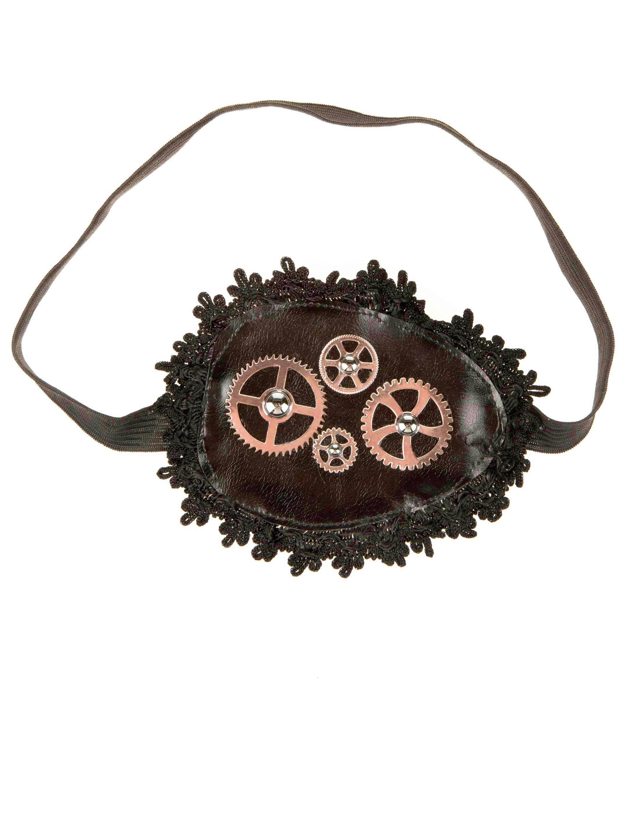 Augenklappe Steampunk kupfer