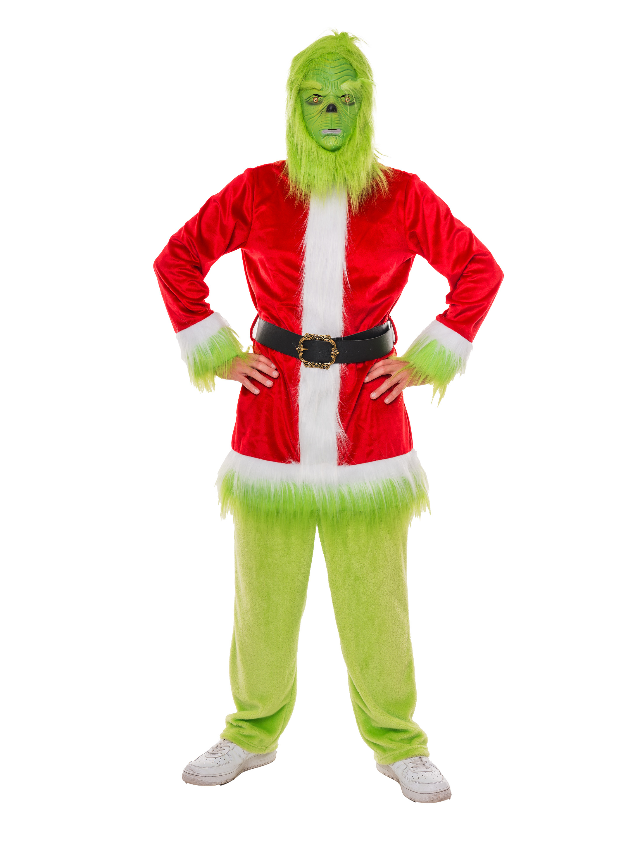 Mantel Weihnachtsschreck 2-tlg. rot/grün S/M