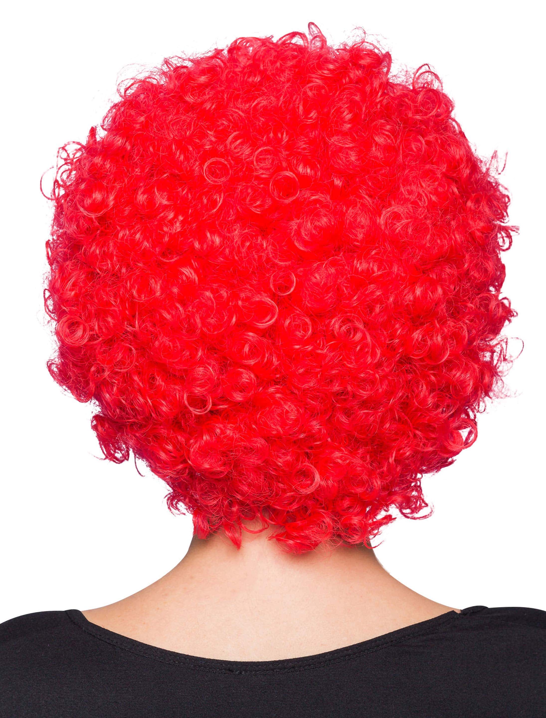 Perücke Clown Locken rot