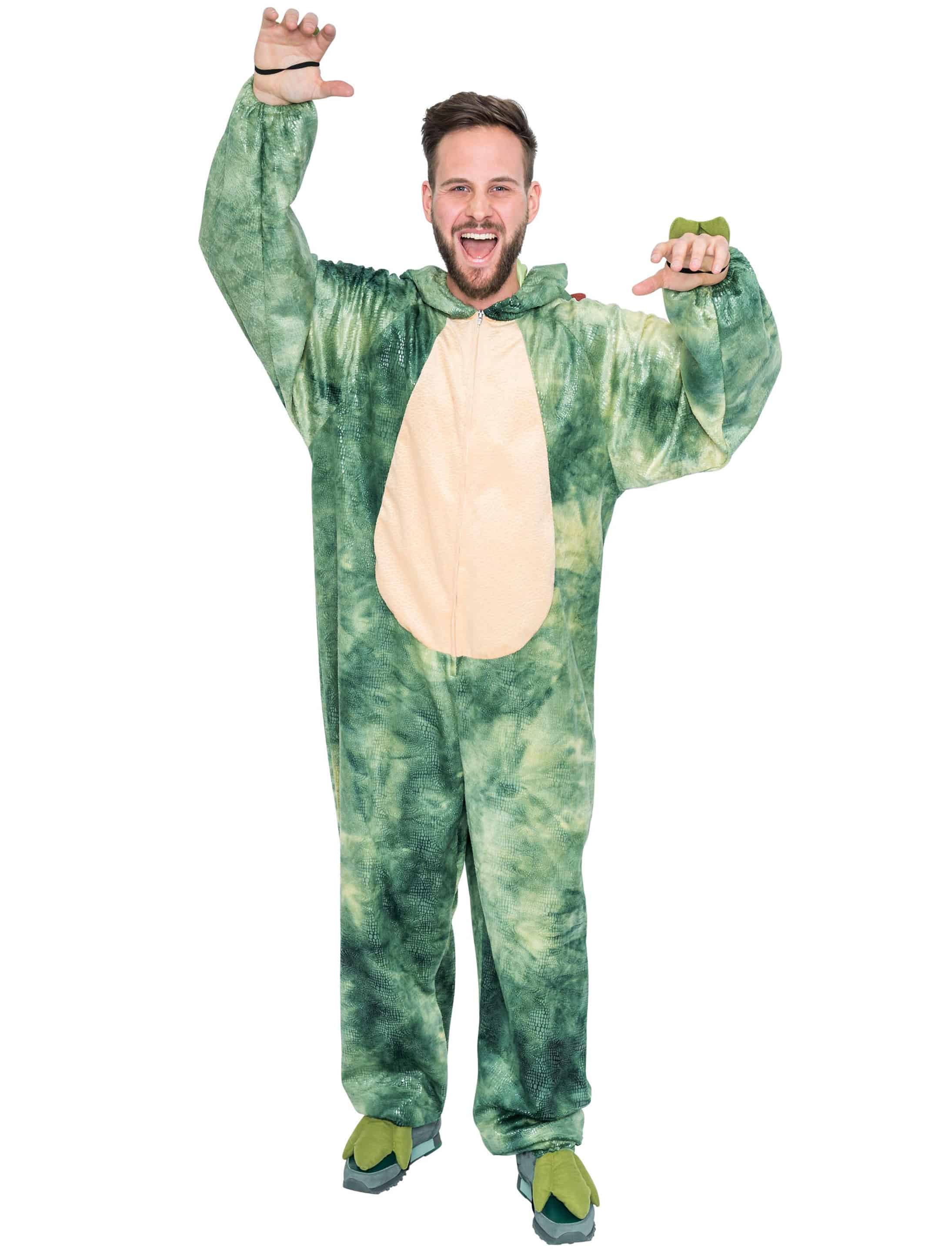Overall Plüsch Triceratops Herren grün 50/52 Overall Plüsch Triceratops Herren grün 50/52