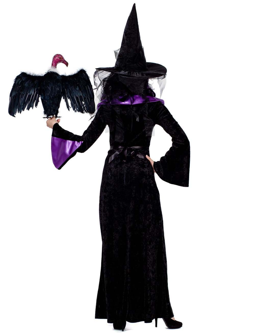 Vampirkleid lila XS