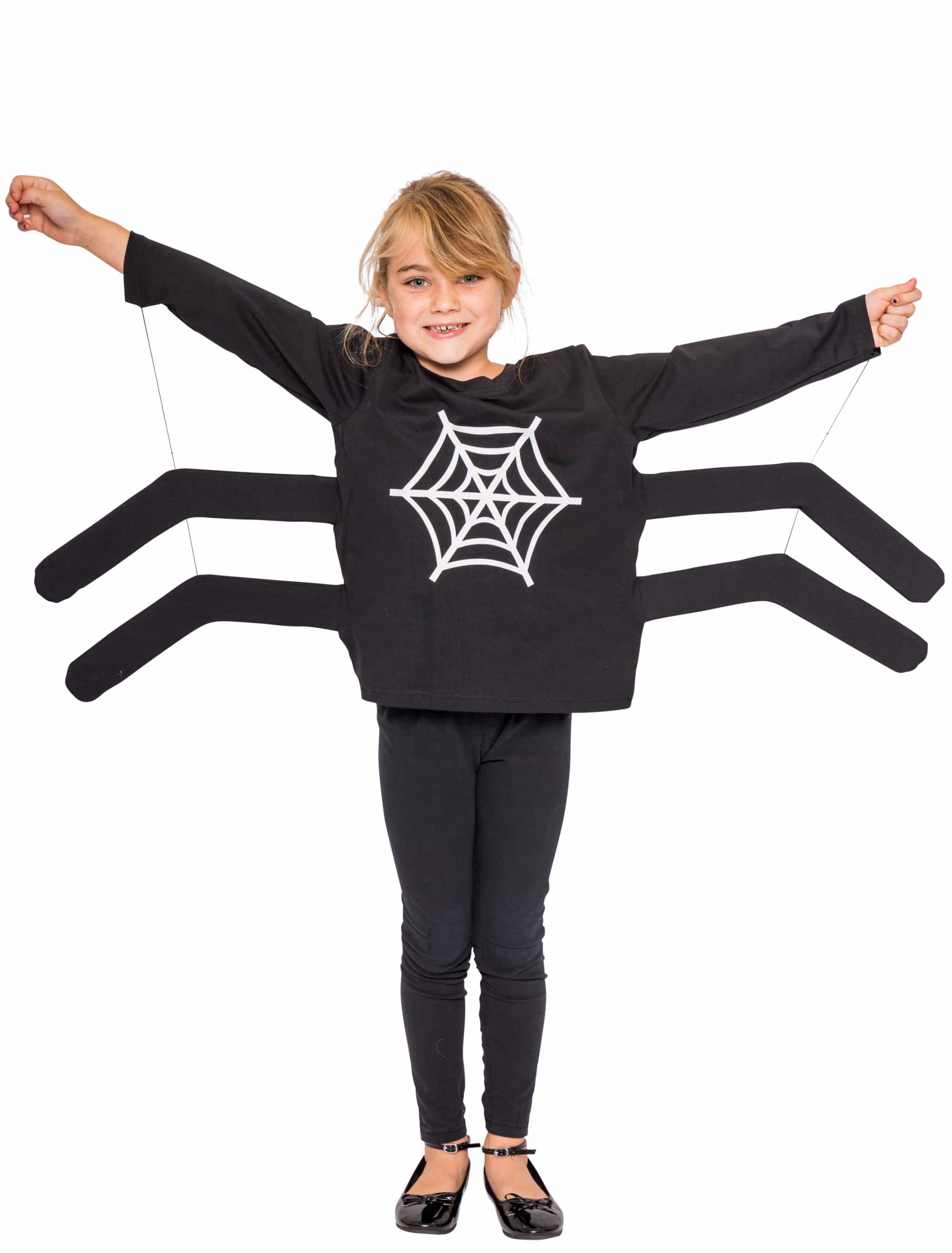 Shirt Spinne Kinder schwarz 116-128 Shirt Spinne Kinder schwarz 116-128