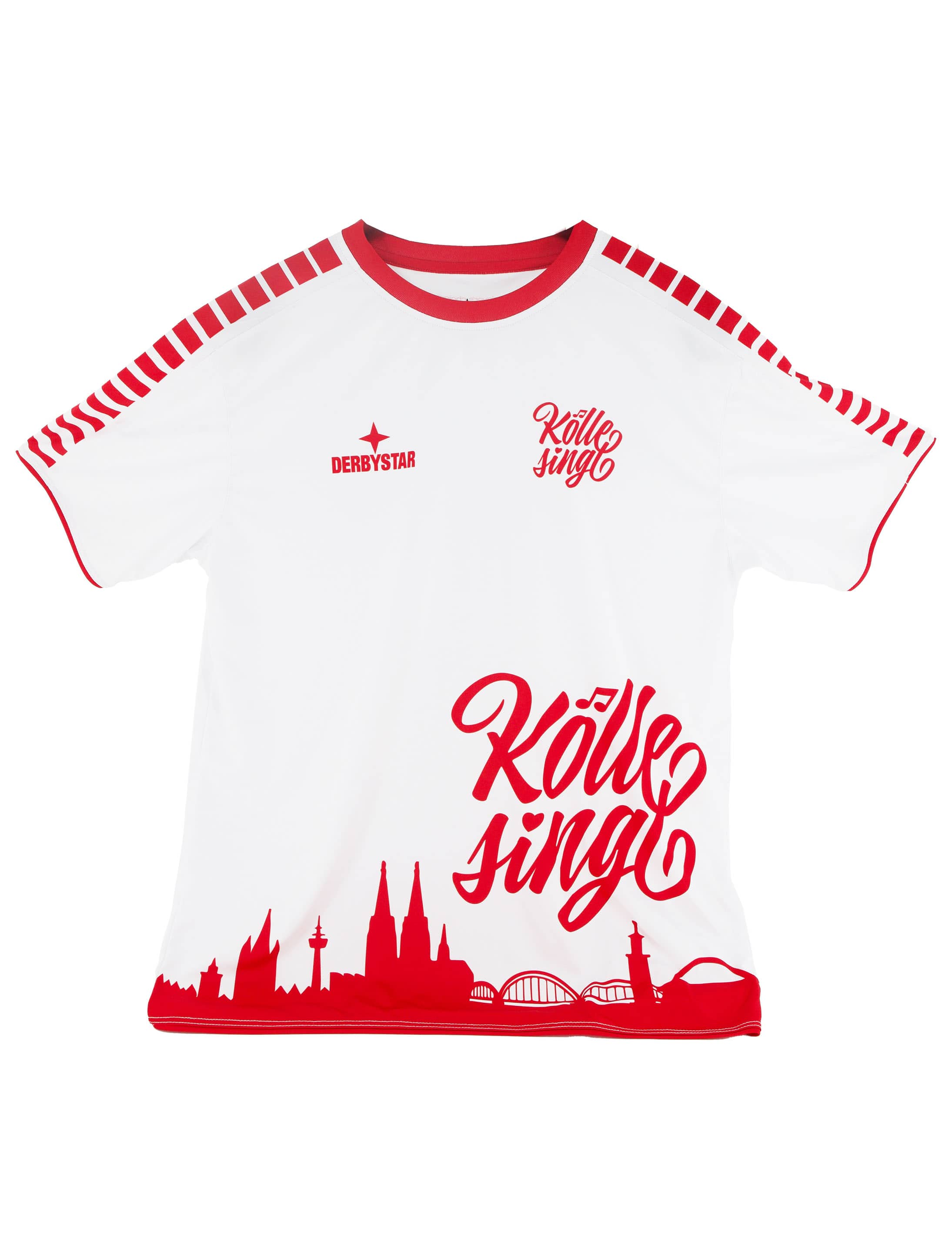 Trikot Kölle singt Unisex rot/weiß S