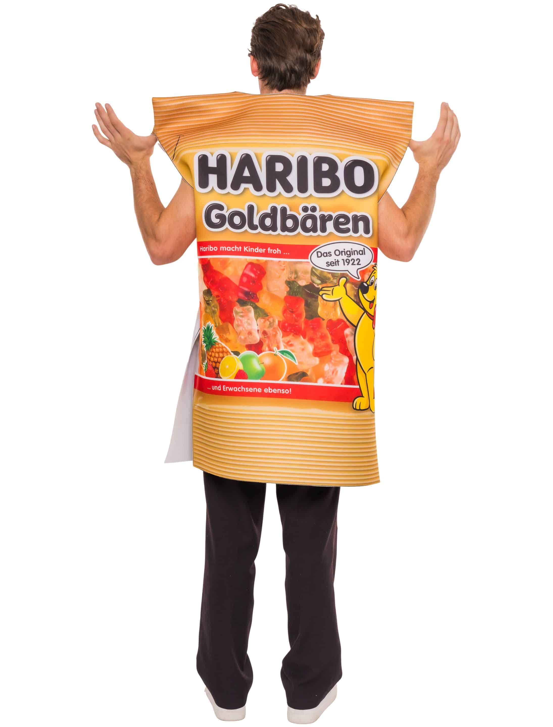 Kostüm HARIBO Goldbären Erwachsene bunt one size
