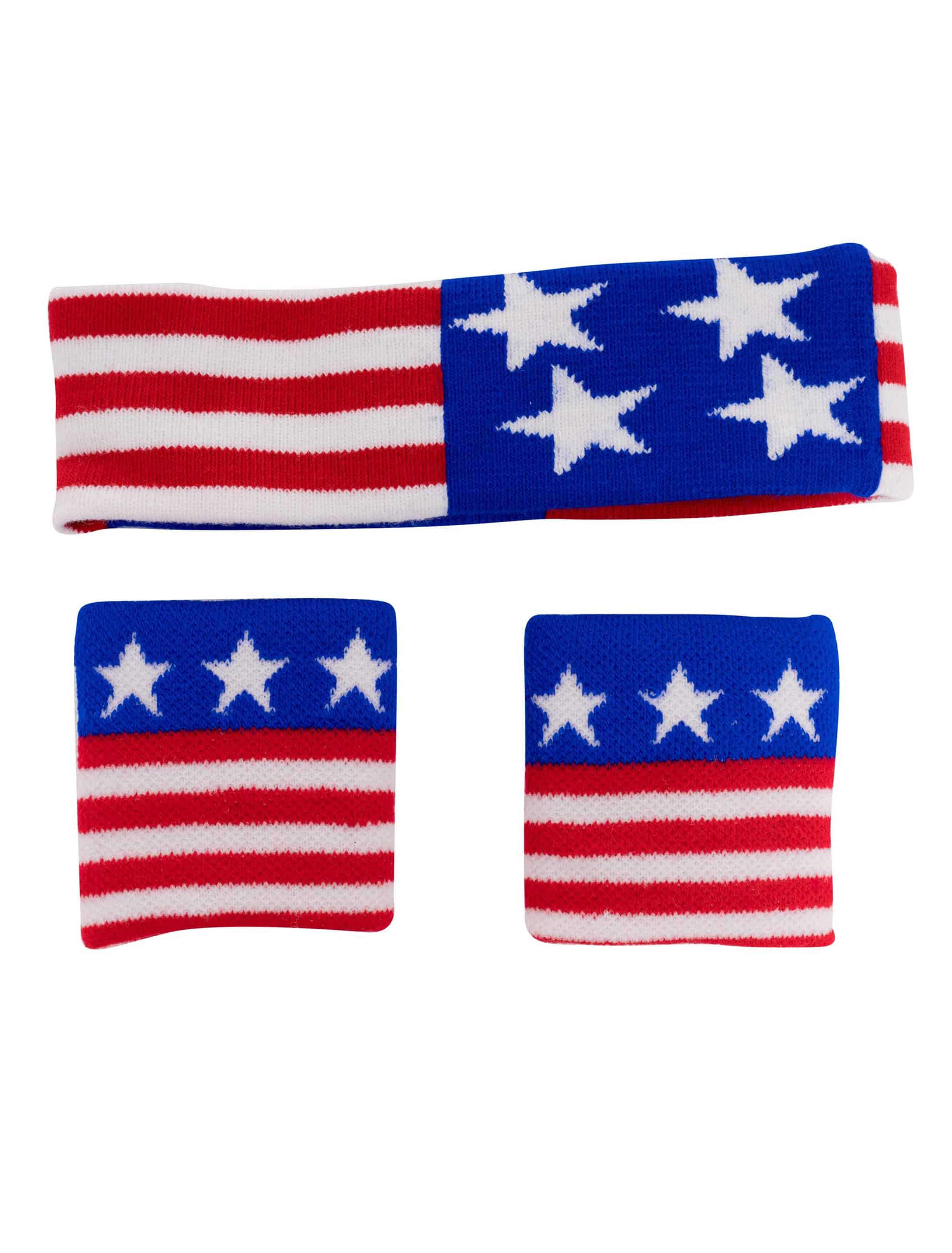 Schweißband-Set USA