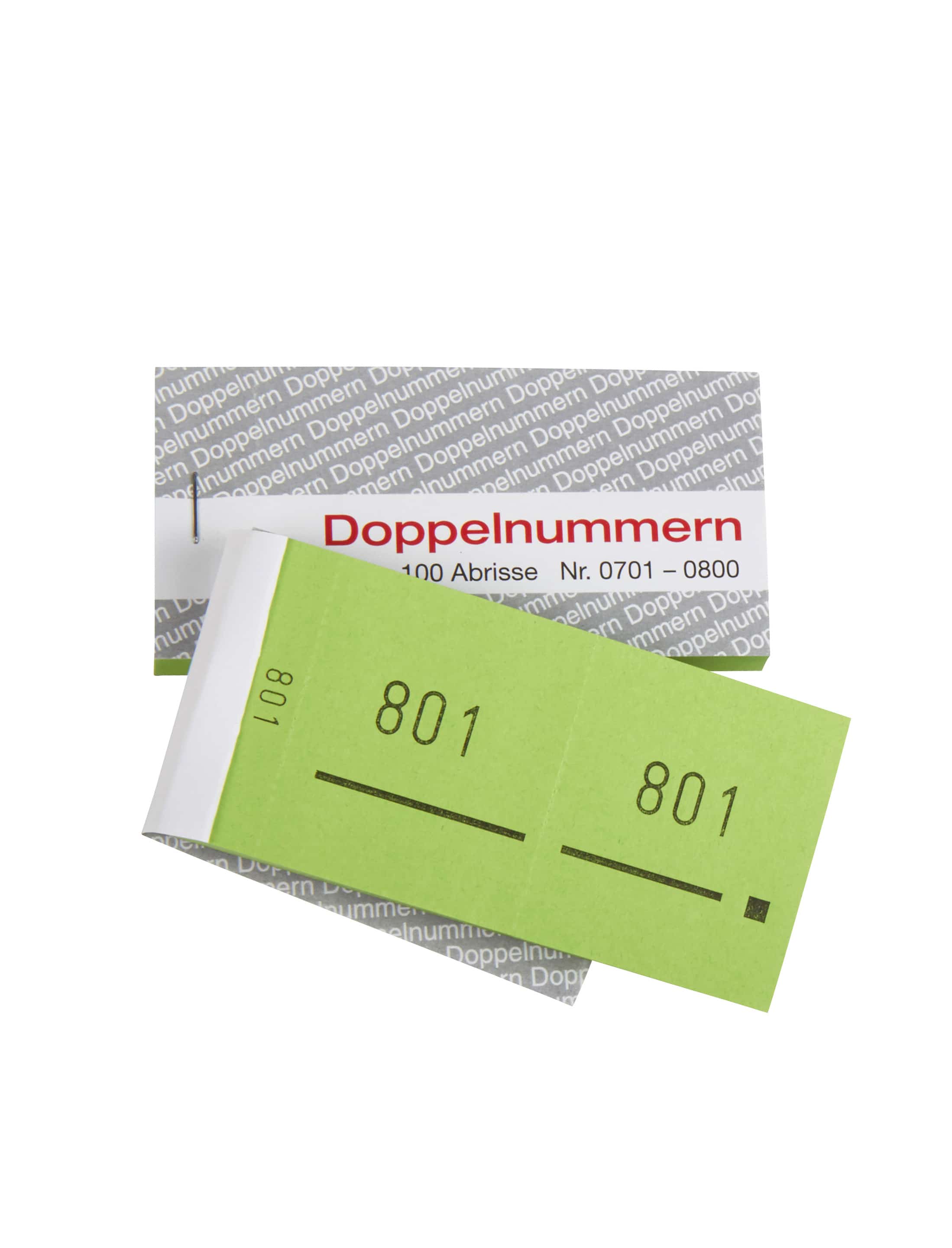 Doppelnummern 1-1000 grün