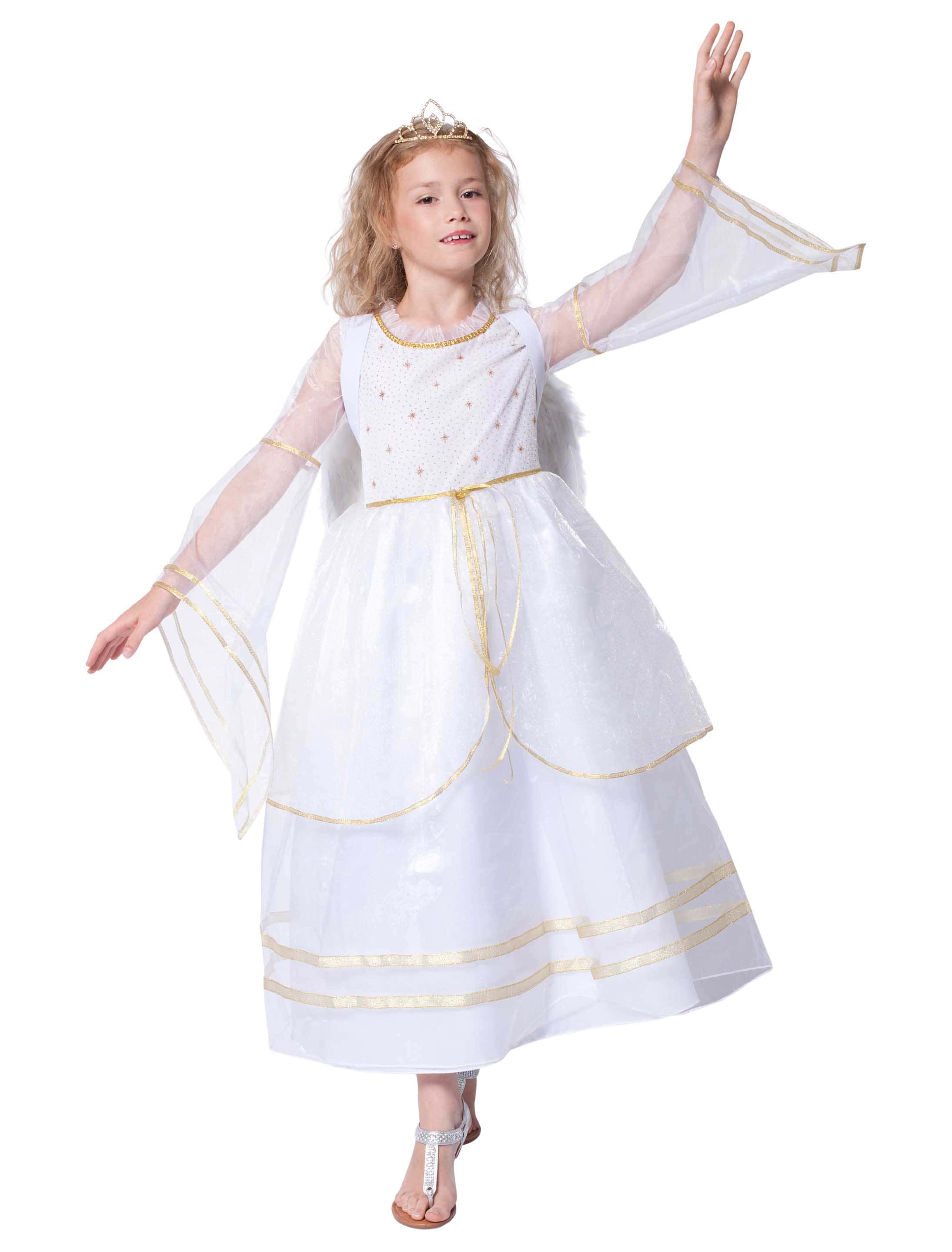 Kleid Engelein Kinder weiß 104