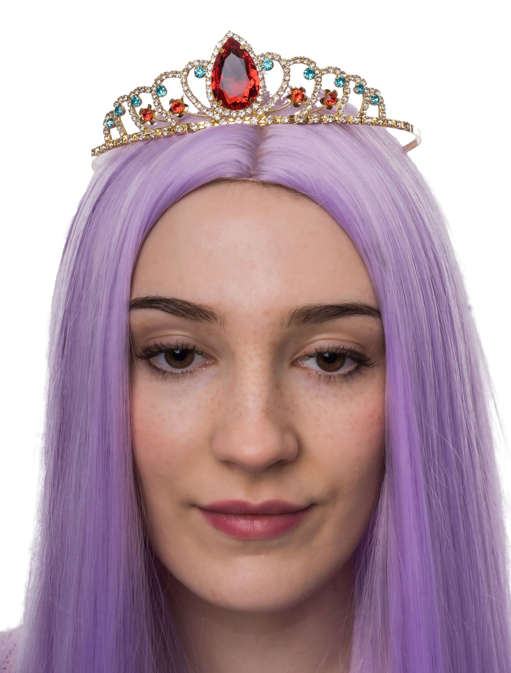 Diadem Valentina mit Kristall Damen bunt Diadem Valentina mit Kristall Damen bunt