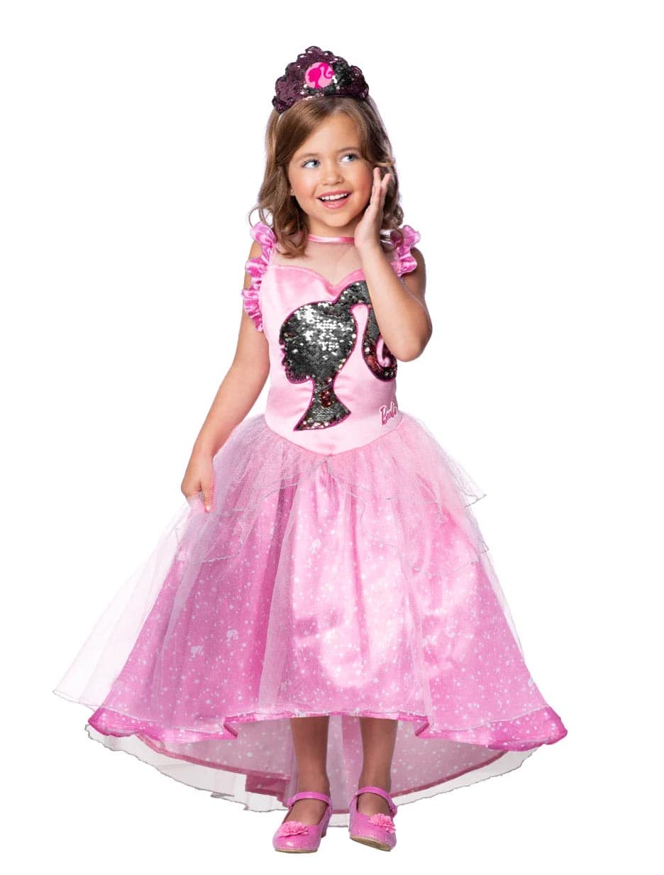 Barbie Prinzessin Kinder 2tlg. pink 7-8 Jahre