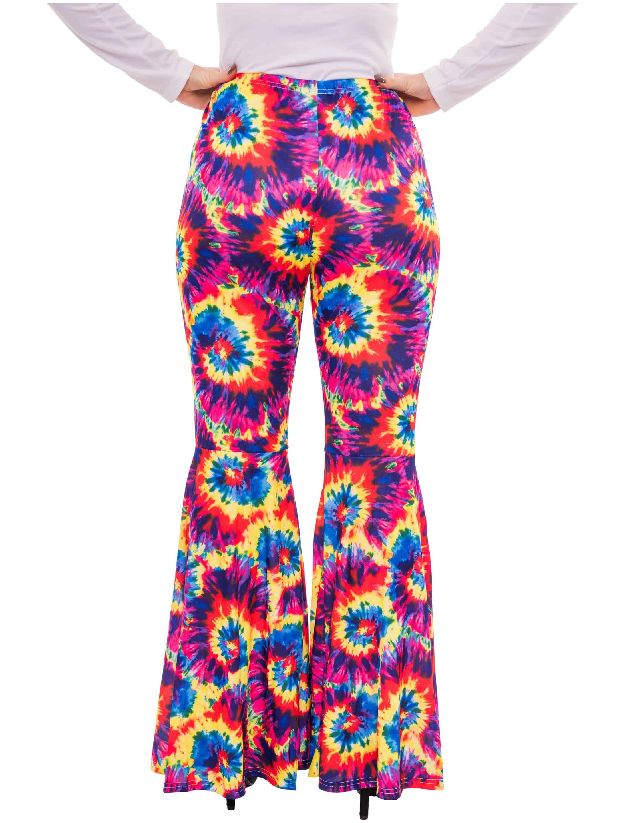 Hose Hippie Vintage Damen bunt L/XL