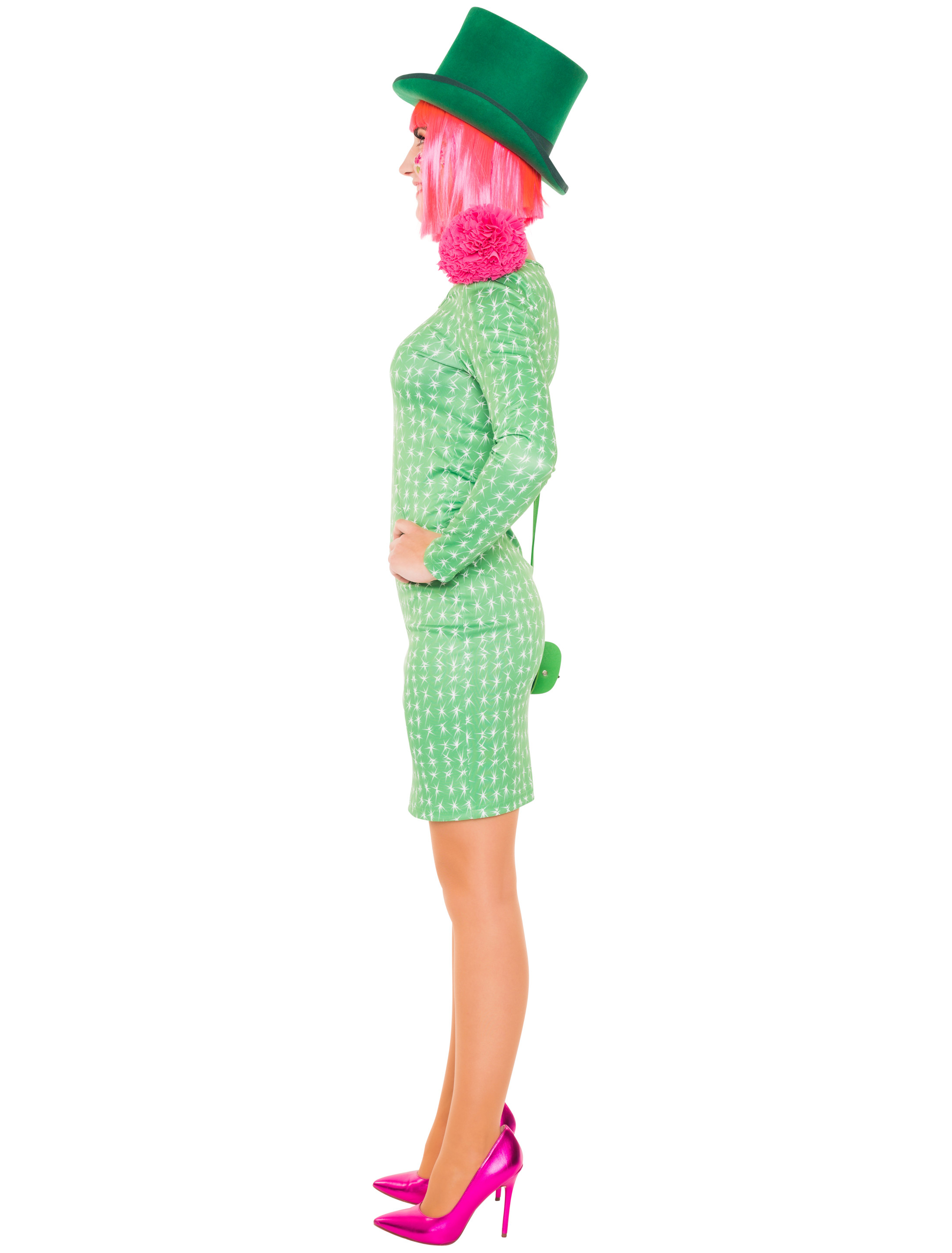 Kleid Kaktus Damen grün 3XL