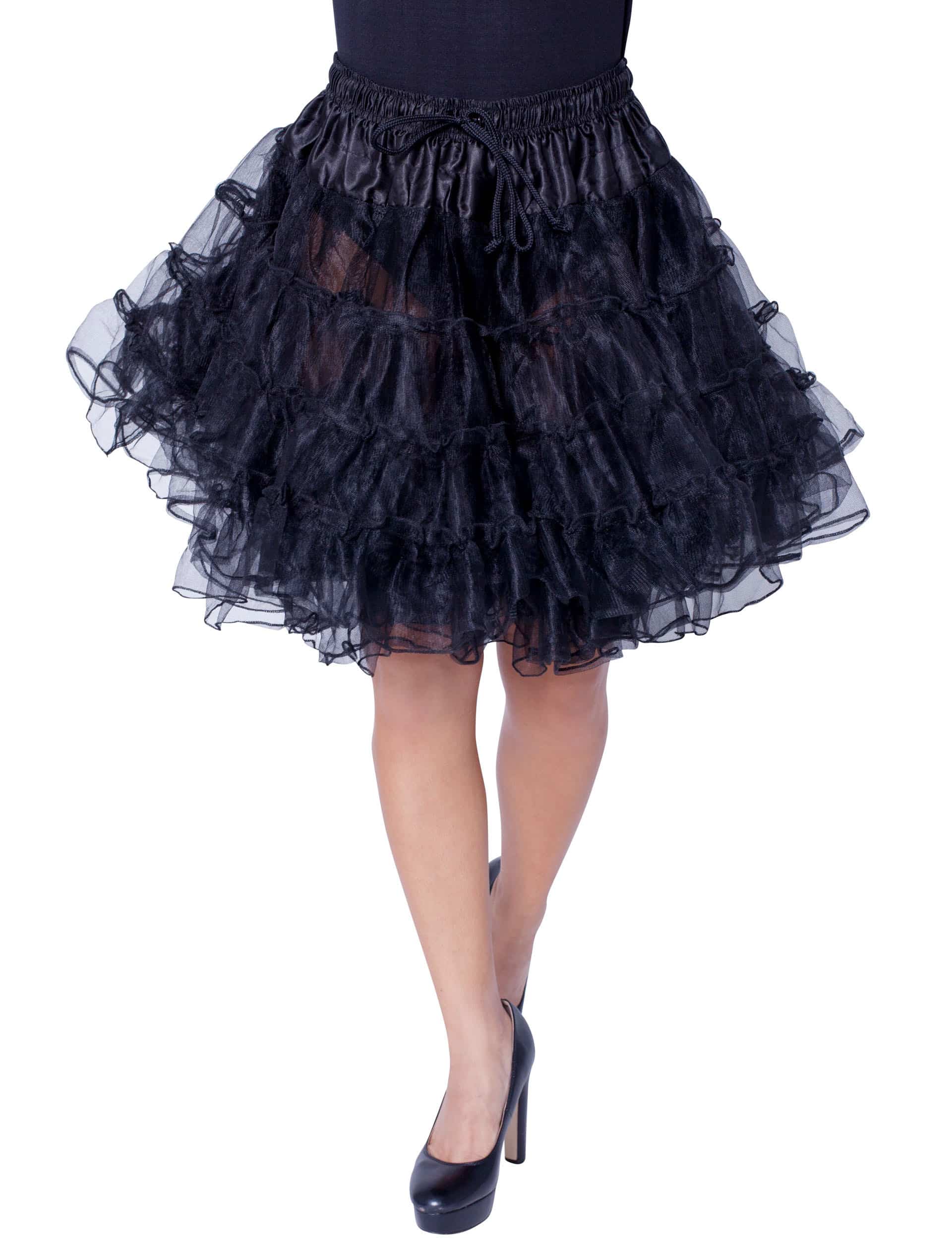 Petticoat de luxe Damen schwarz one size