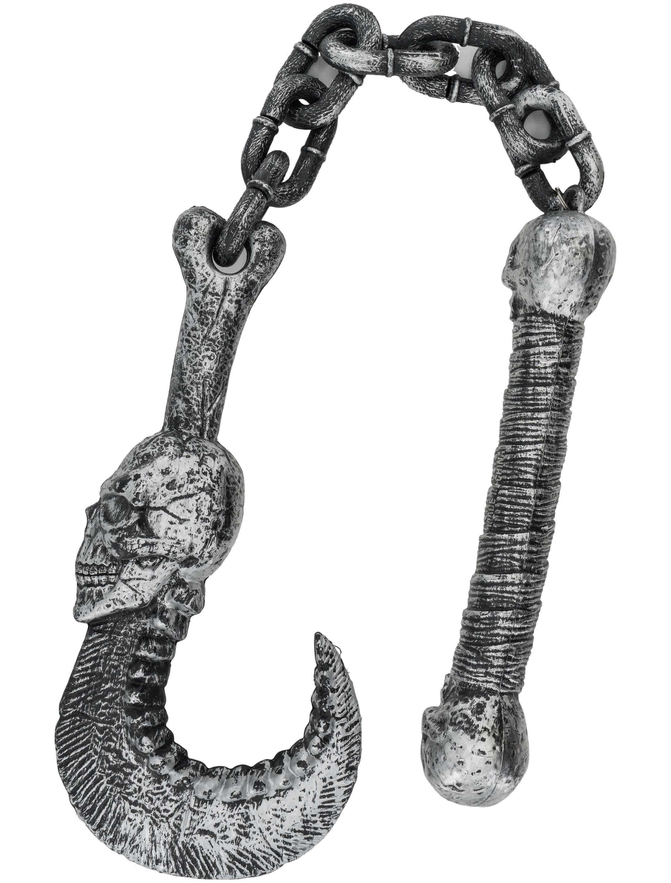 Waffe mit Totenkopf Haken Waffe mit Totenkopf Haken